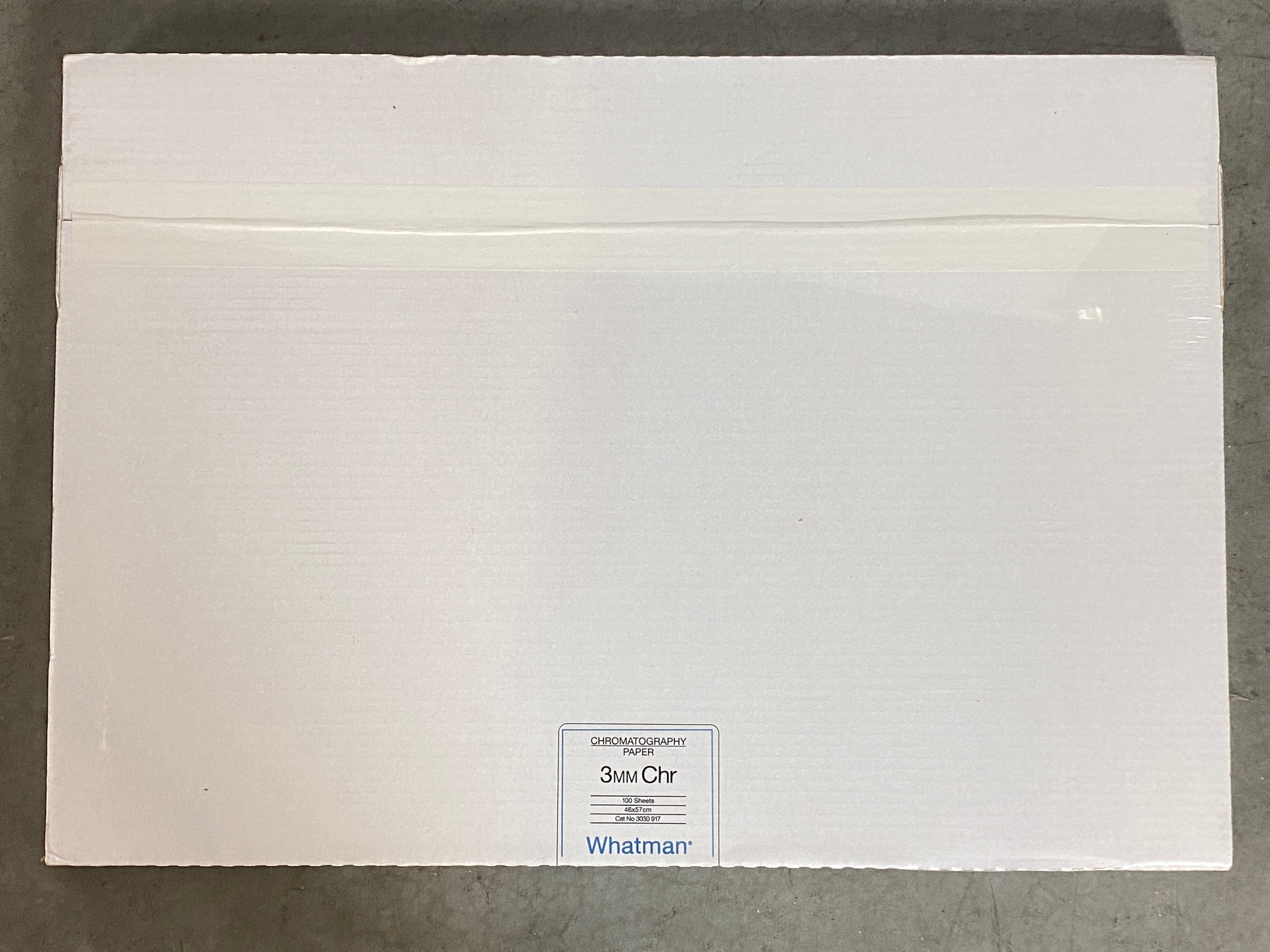 Whatman 3mm Chr Chromatography Paper 100 Sheets 46x57cm