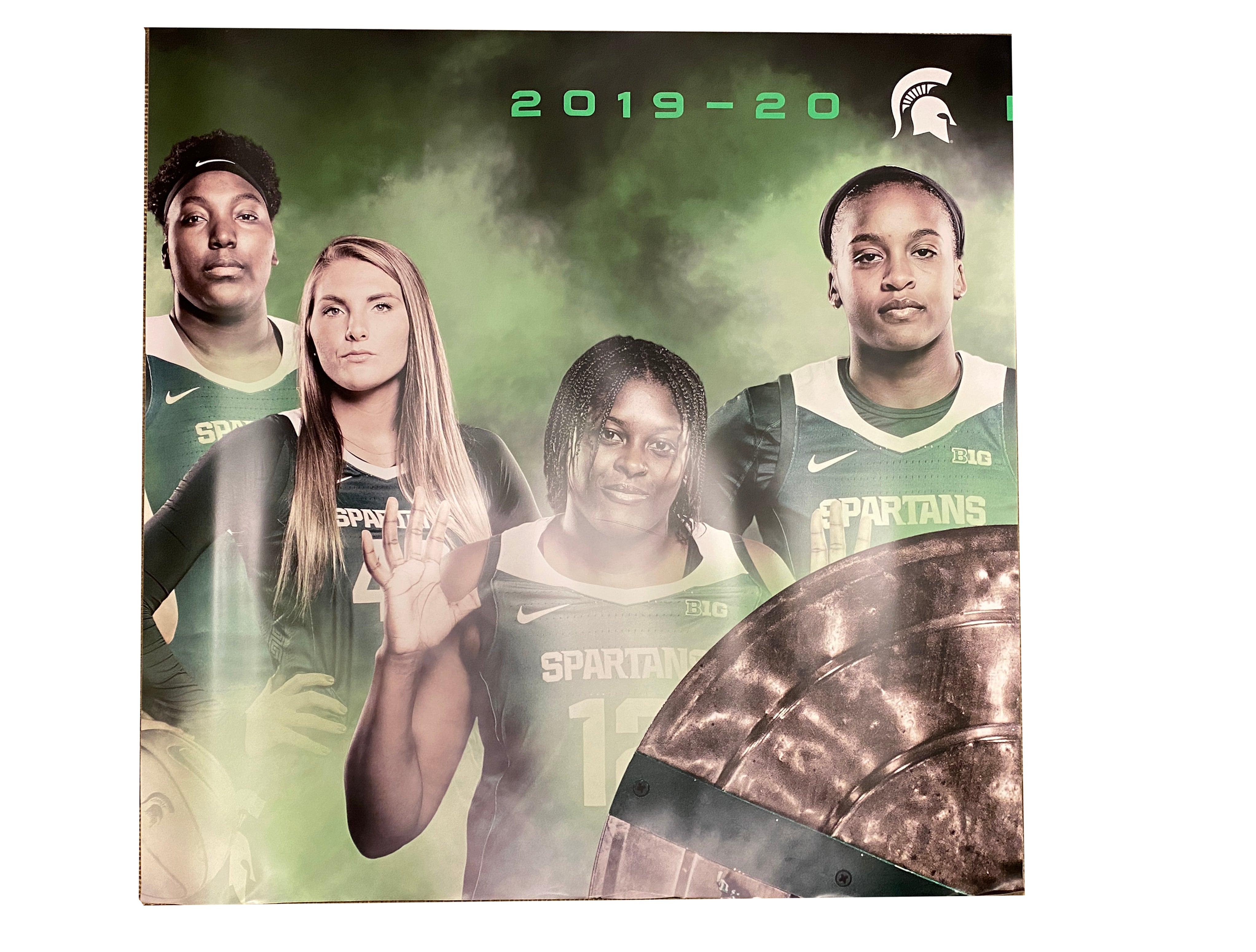 4-Piece Magnet 2019-2020 MSU Women's Basketball Team