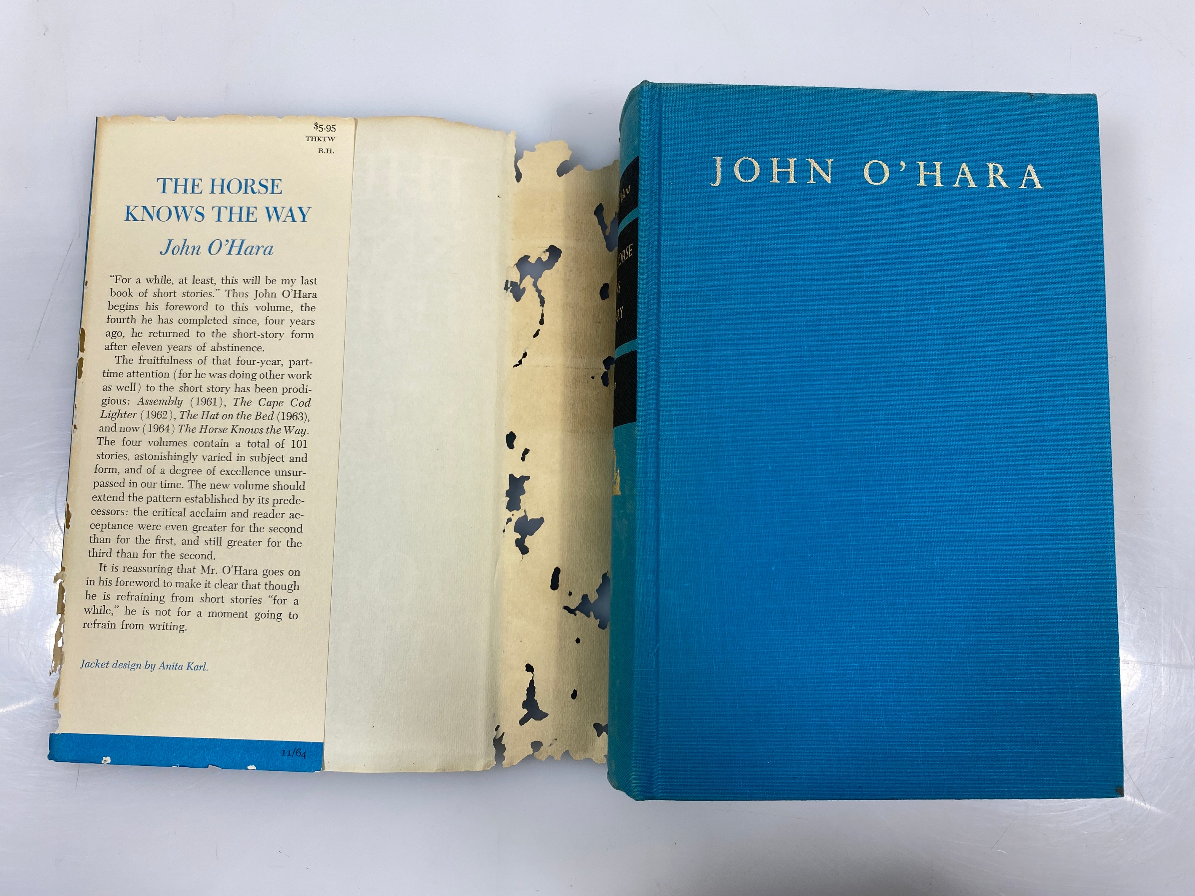 The Horse Knows the Way by John O'Hara 1964 HCDJ