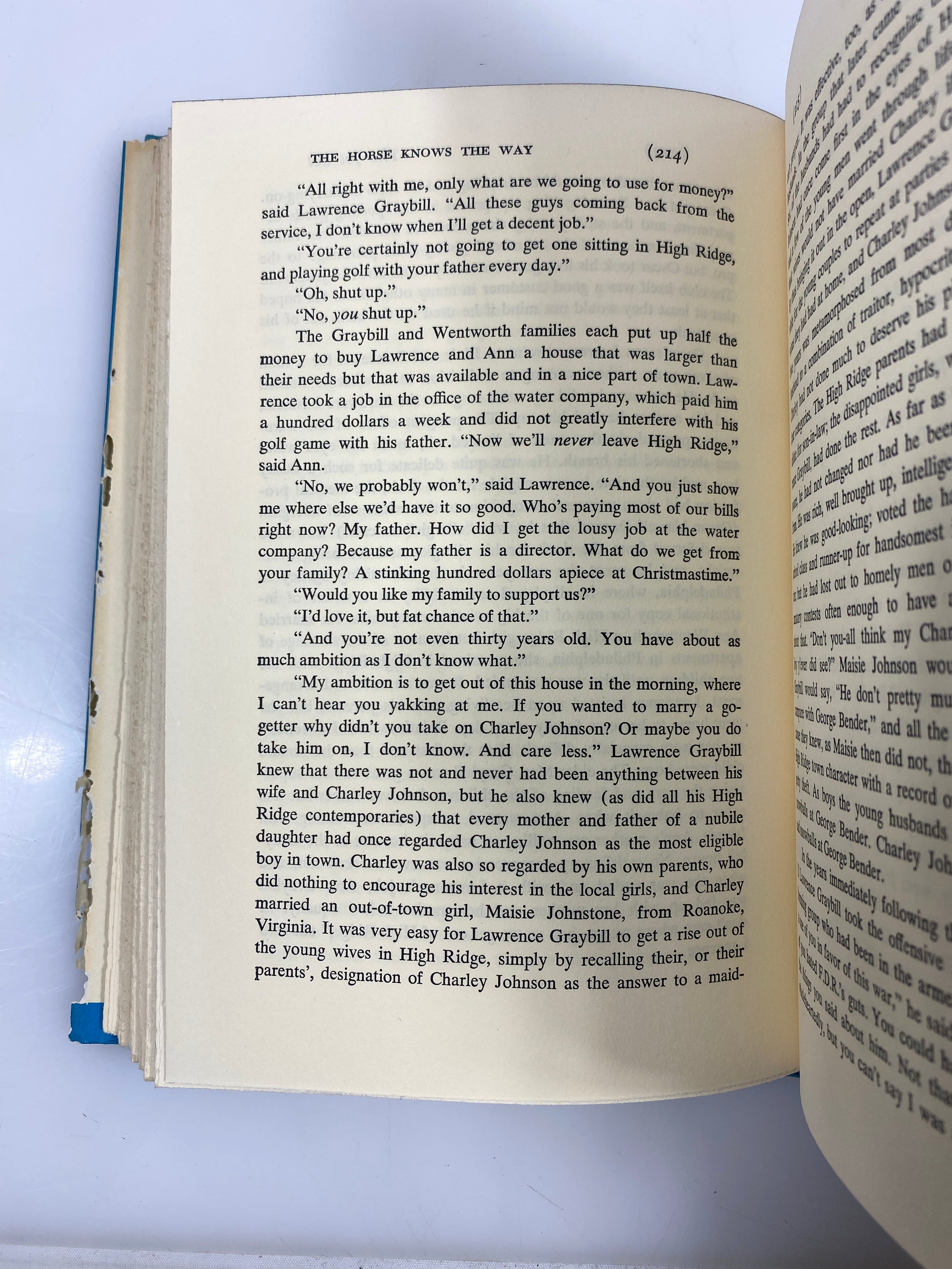 The Horse Knows the Way by John O'Hara 1964 HCDJ