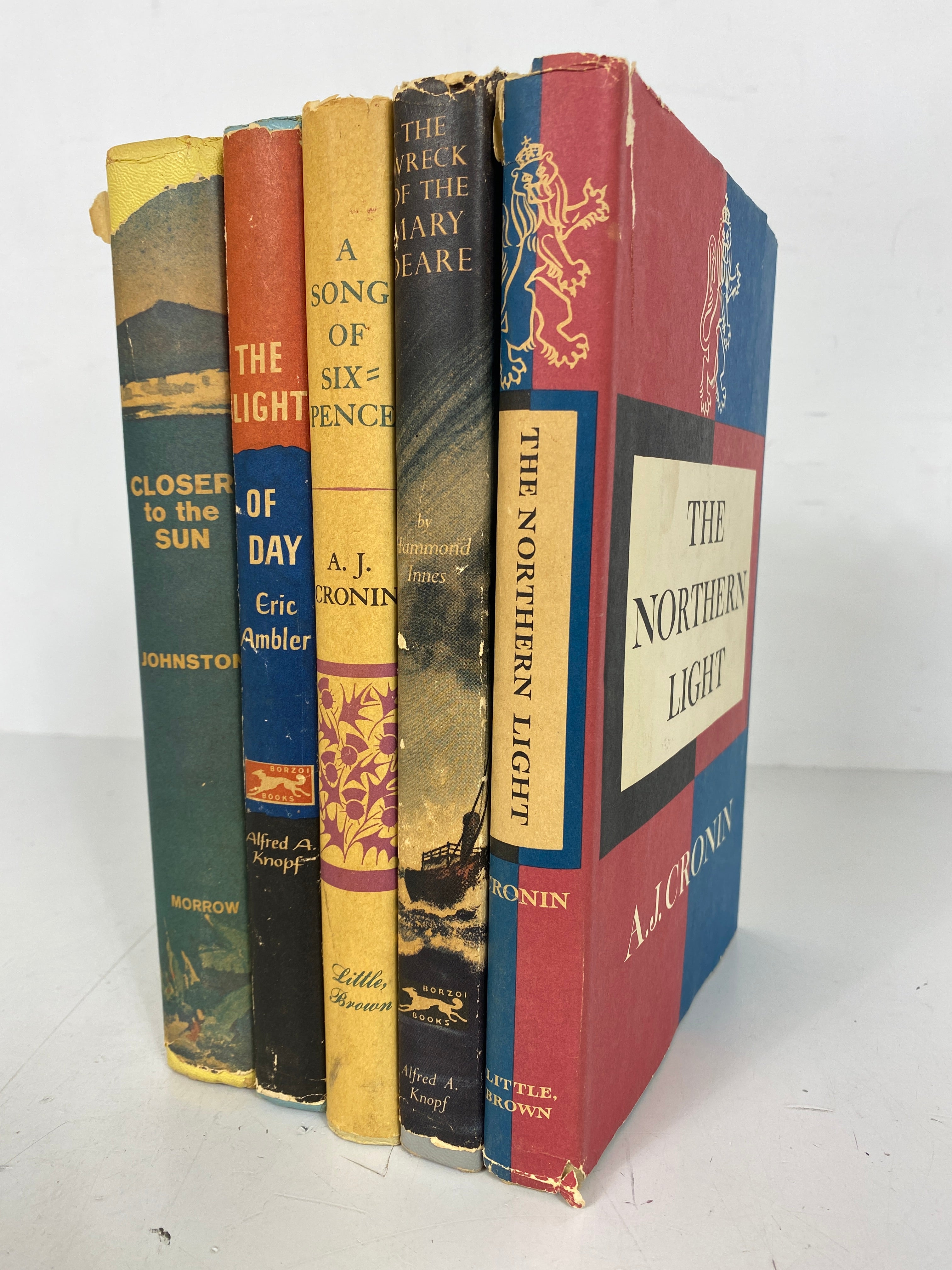 Lot of 5 Vtg Fiction incl Closer to the Sun/Light of Day/Song of Sixpence BCE DJ