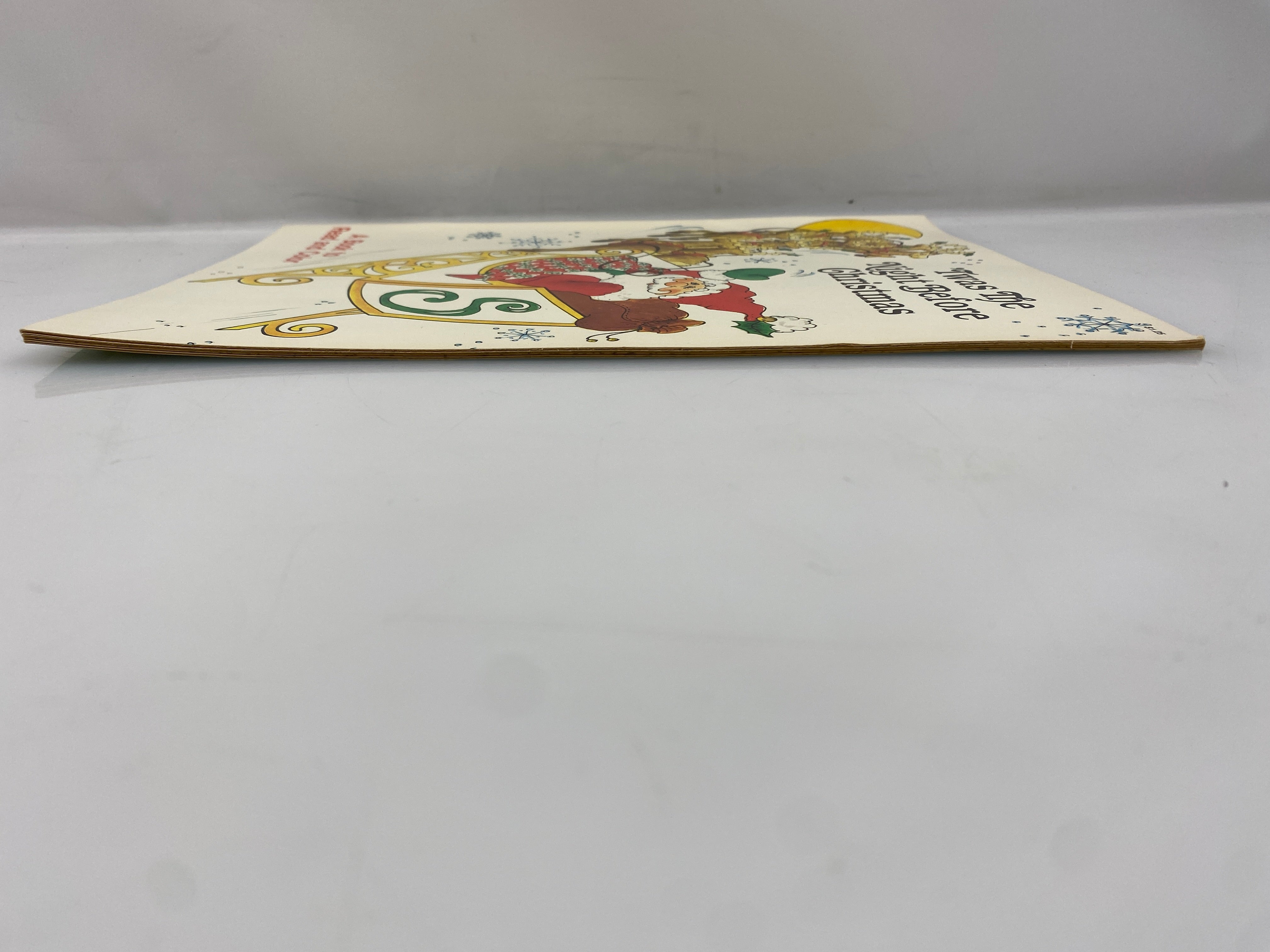 Lot of 5 'Twas The Night Before Christmas, A Book To Read And Color 1988