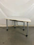 White Rolling Writing Desk