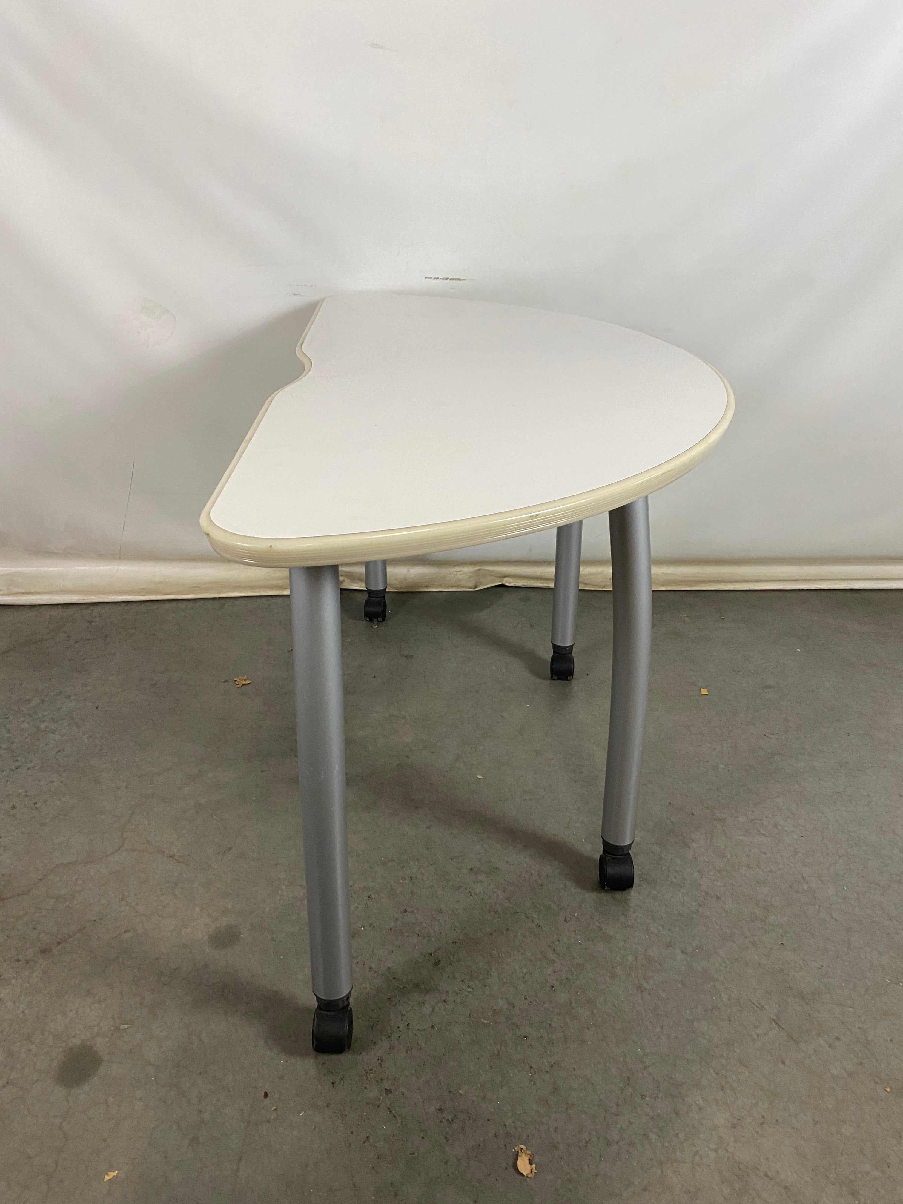 White Rolling Writing Desk