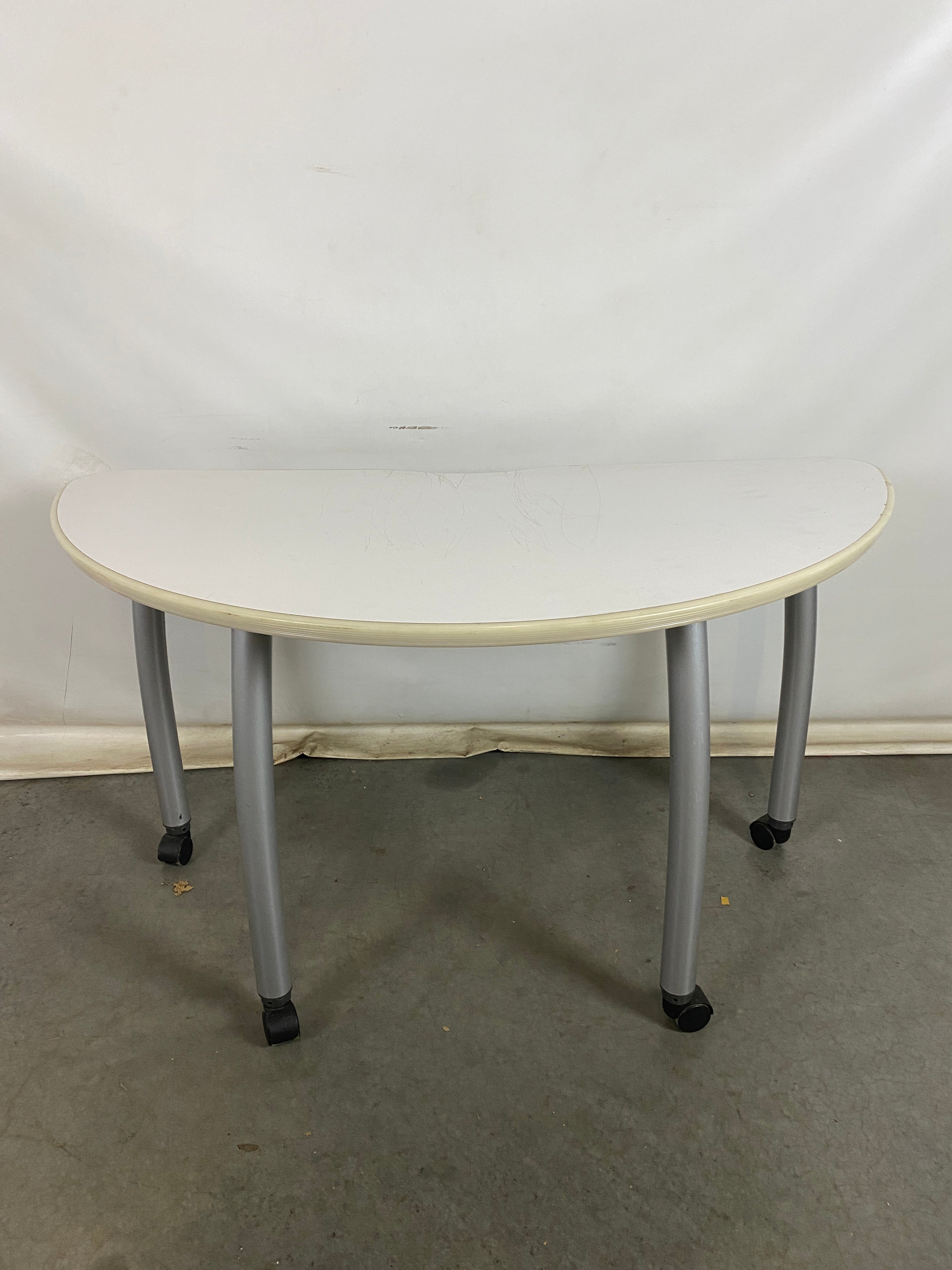 White Rolling Writing Desk