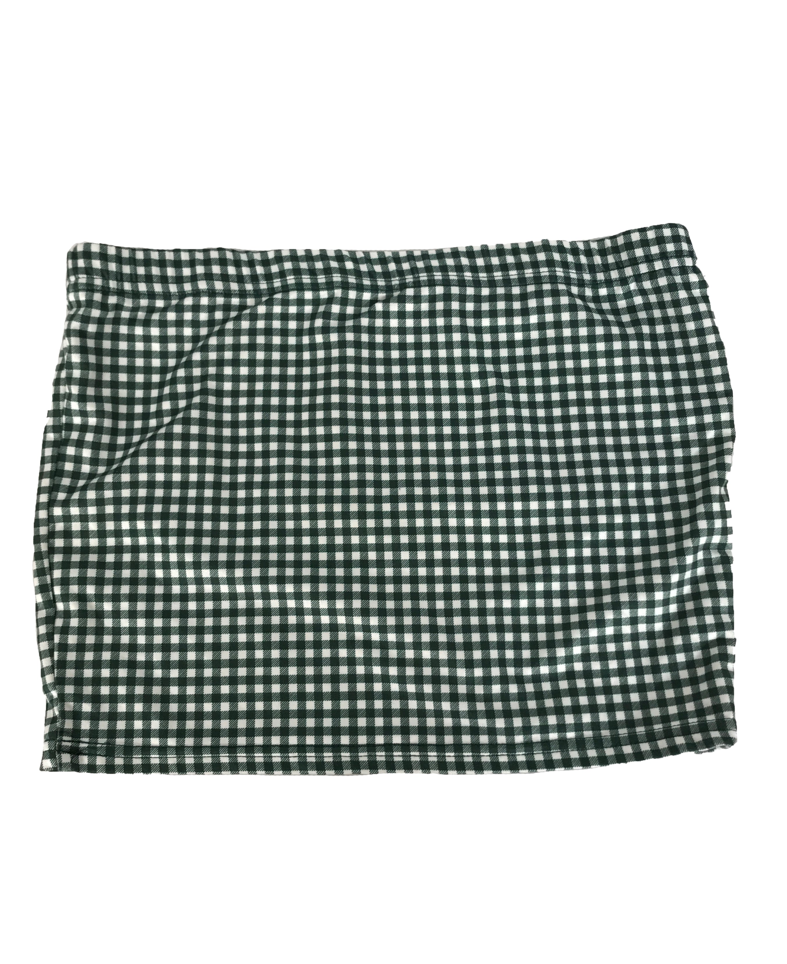Michigan State Gingham Patterned Tube Top Women's Size M
