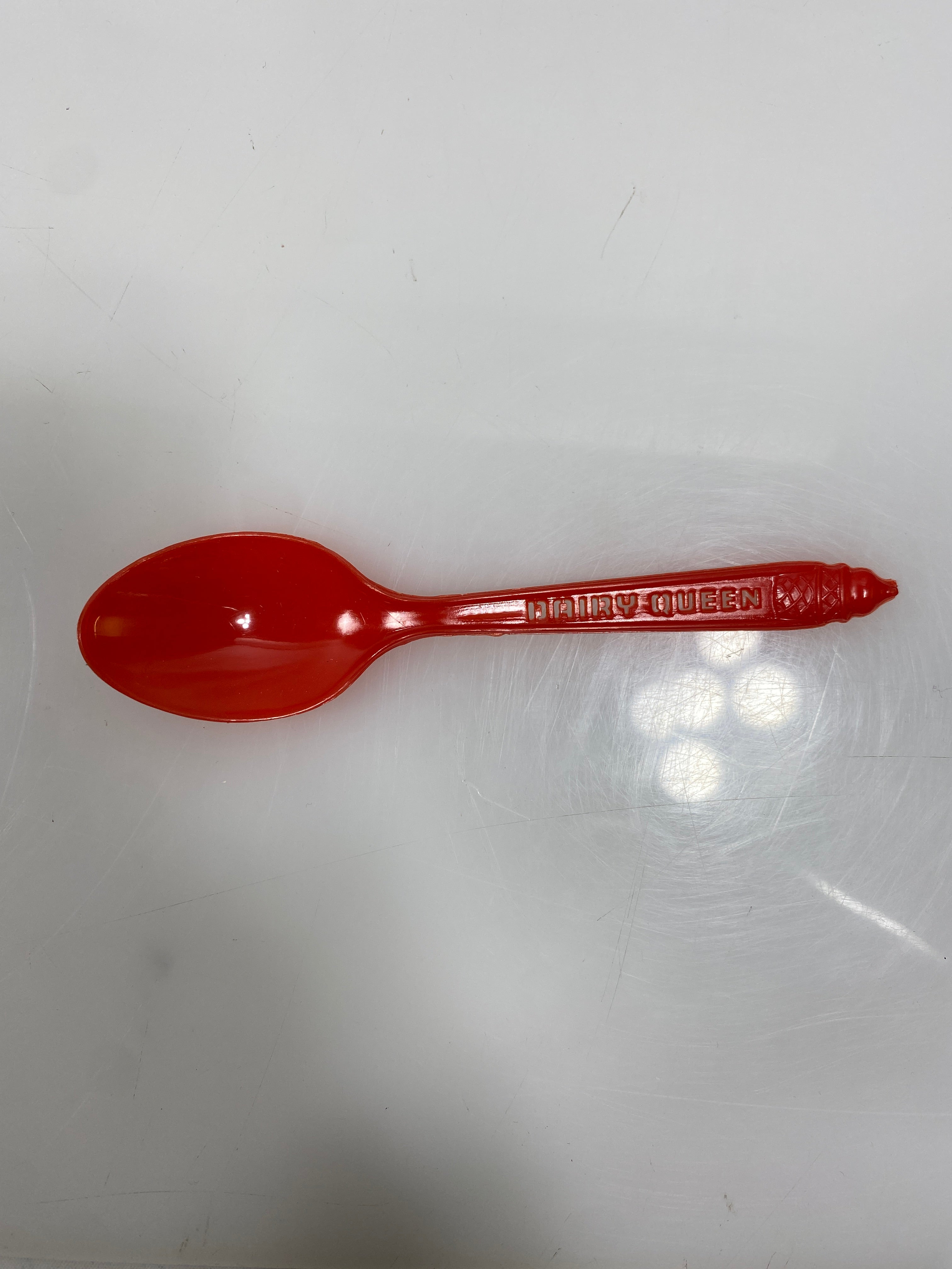 Red Vintage Dairy Queen Spoon