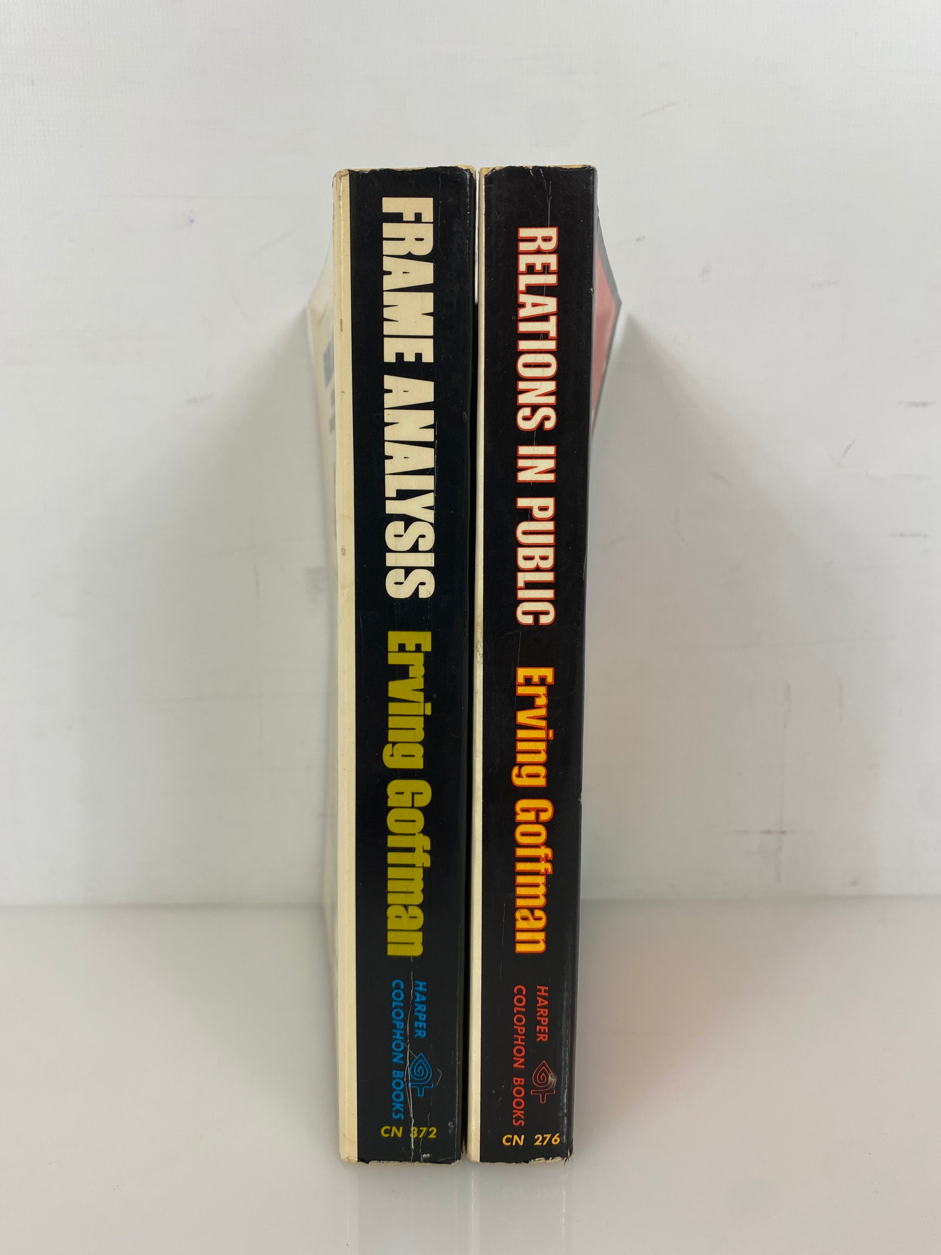 Lot of 2 Erving Goffman: Relations in Public/Frame Analysis 1972-74 SC
