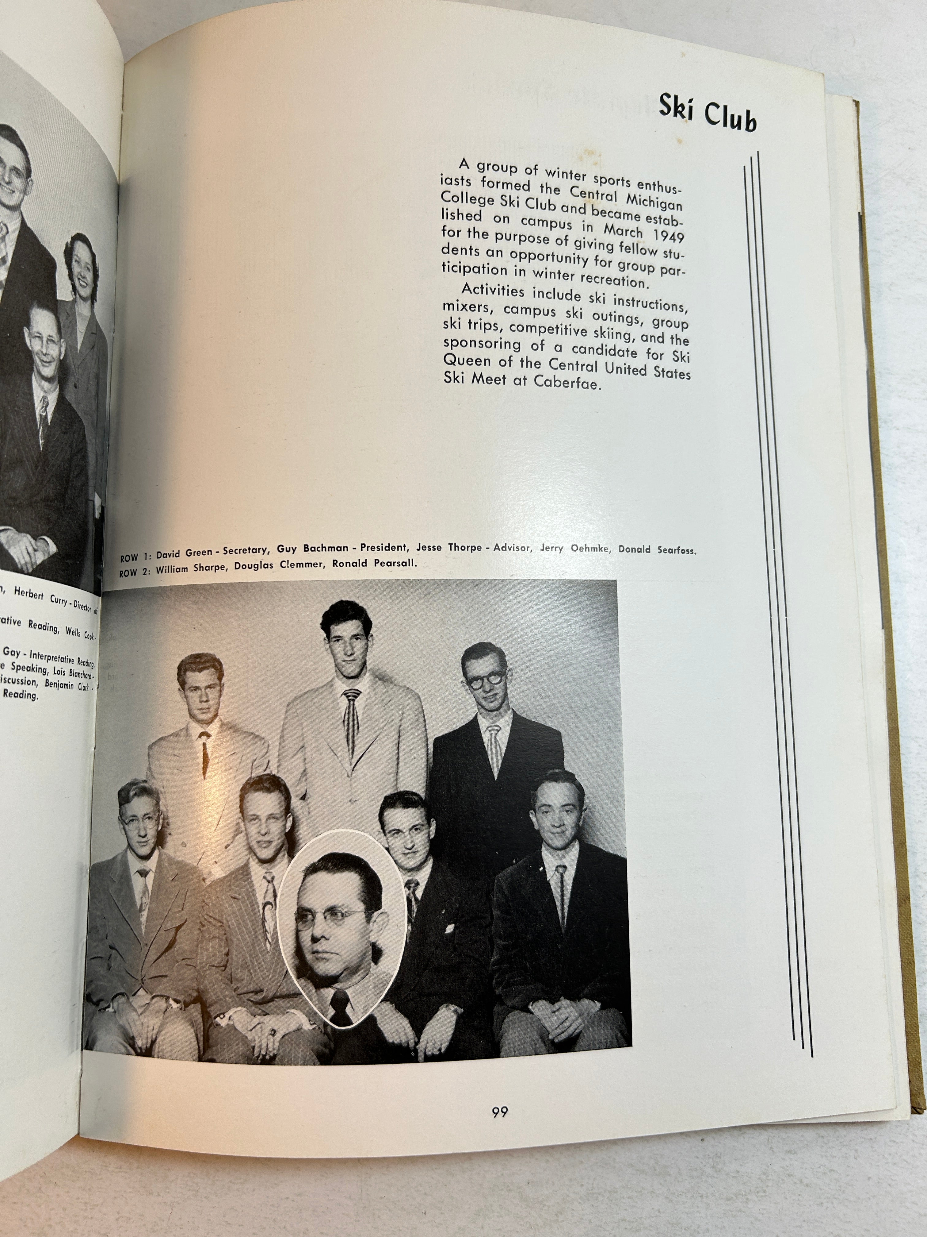 1950 "Chippewa" Central Michigan University Yearbook Mt. Pleasant, MI HC