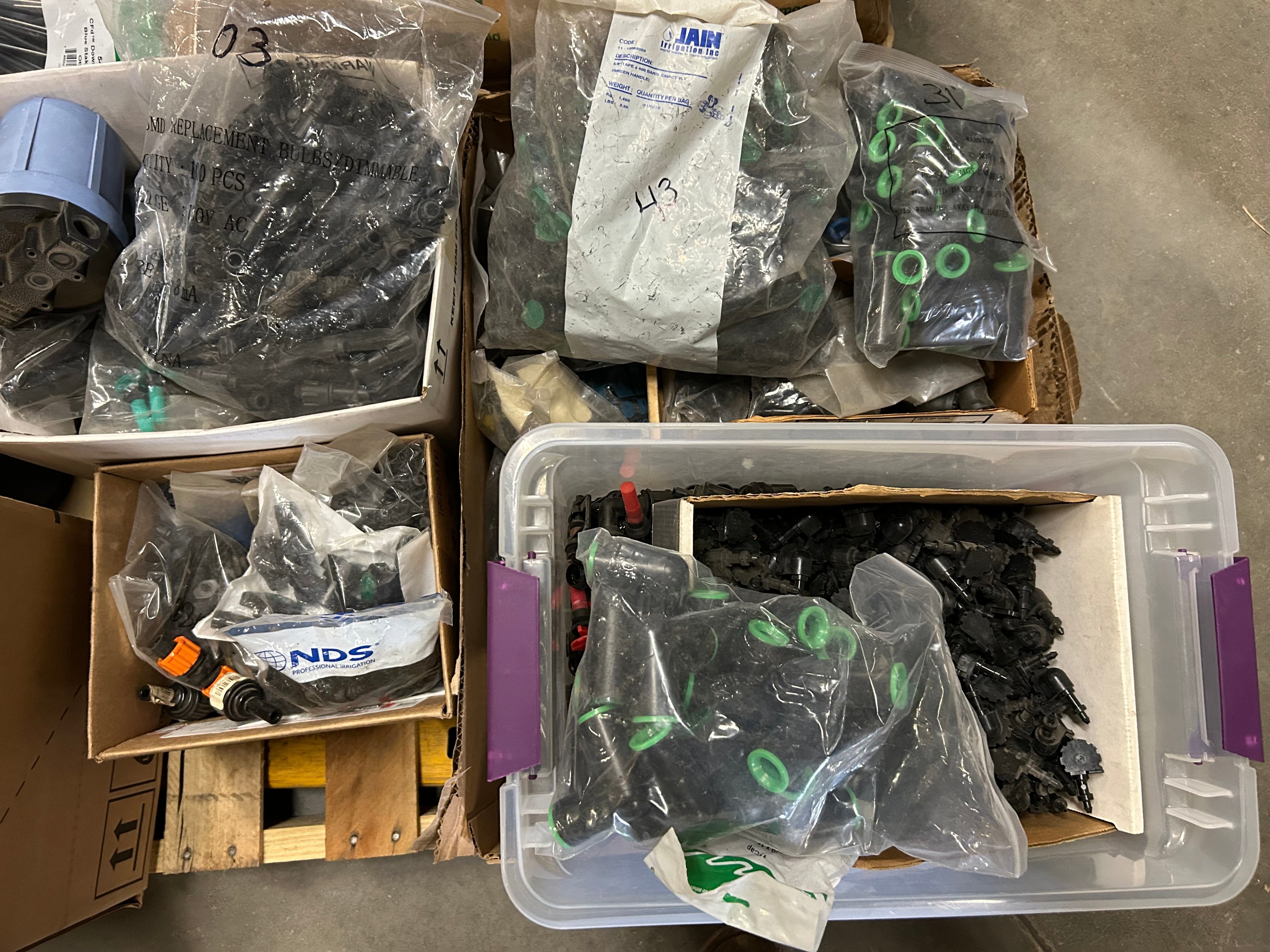Lot of Irrigation Components