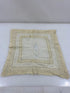 Vintage 1890s White Linen Handkerchief with Lace Border
