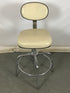 Cream Adjustable Desk Chair