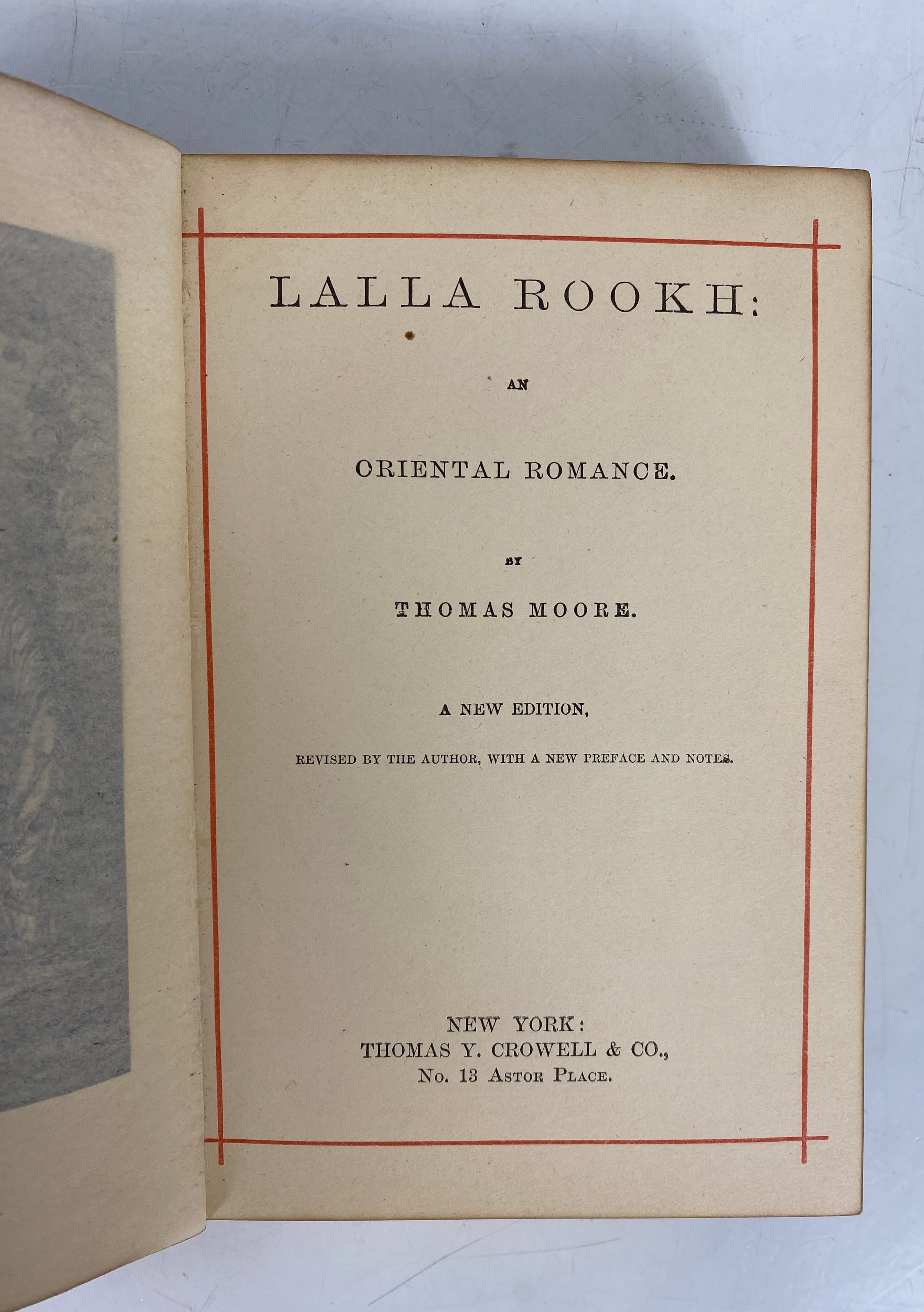 Lalla Rookh by Thomas Moore "An Oriental Romance" Antique Leather c1880