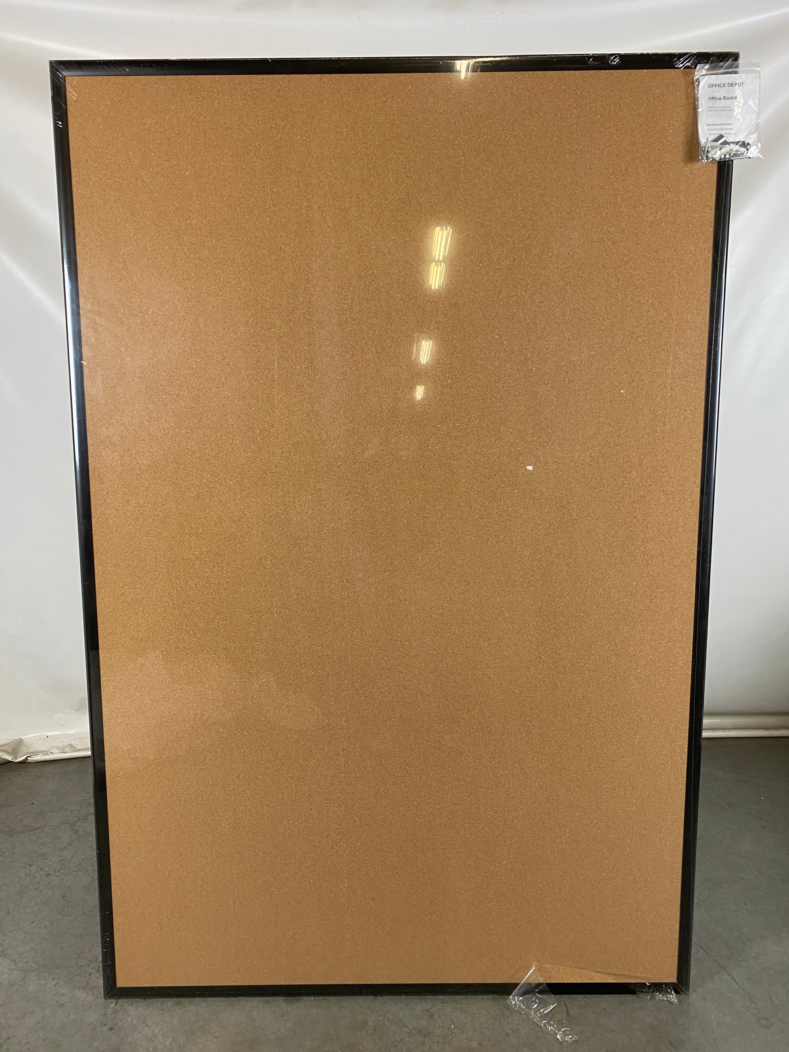 Office Depot Cork Bulletin Board with Mounting Parts