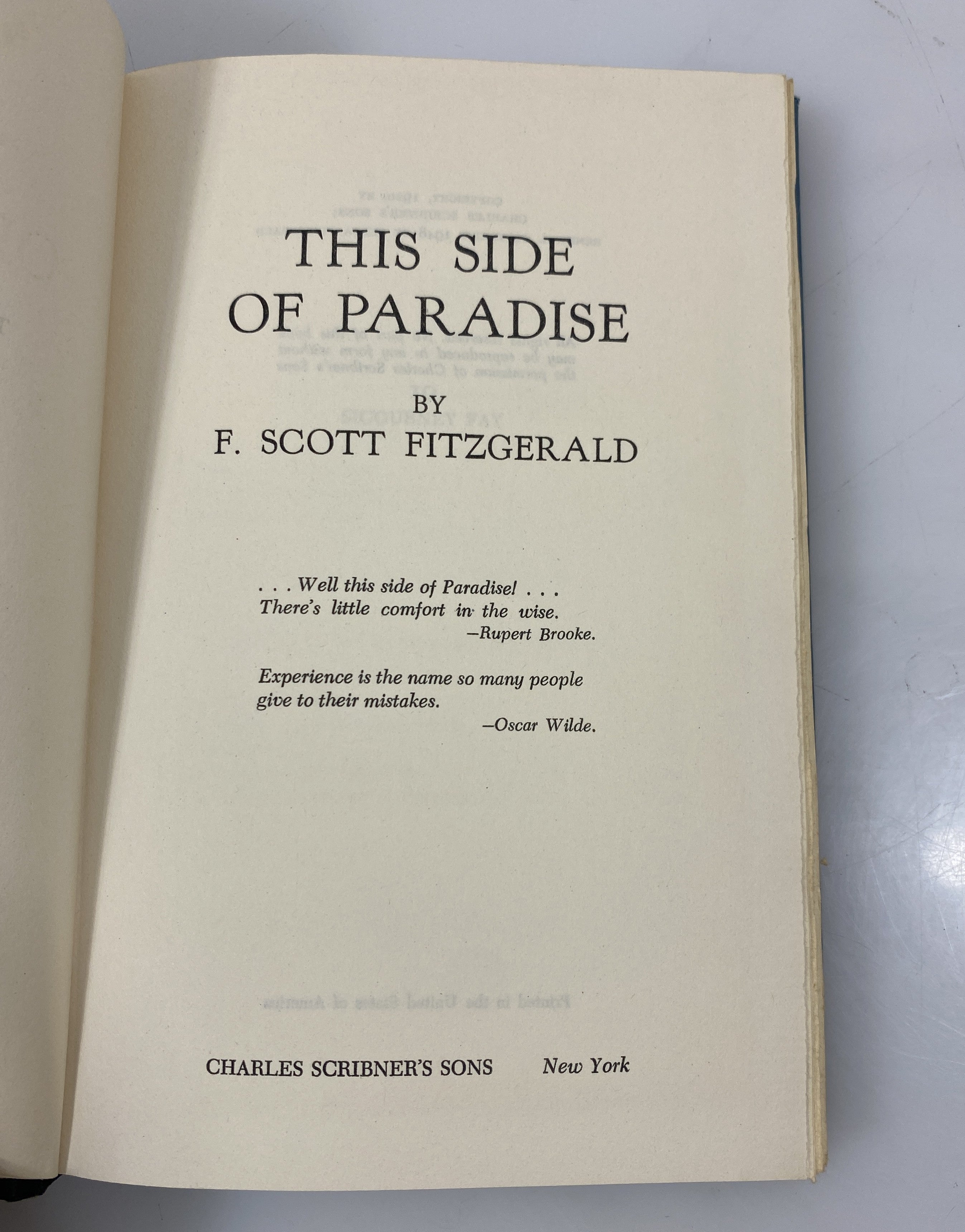 Lot of 4 F. Scott Fitzgerald Charles Scribner's Sons 1948-62 HC