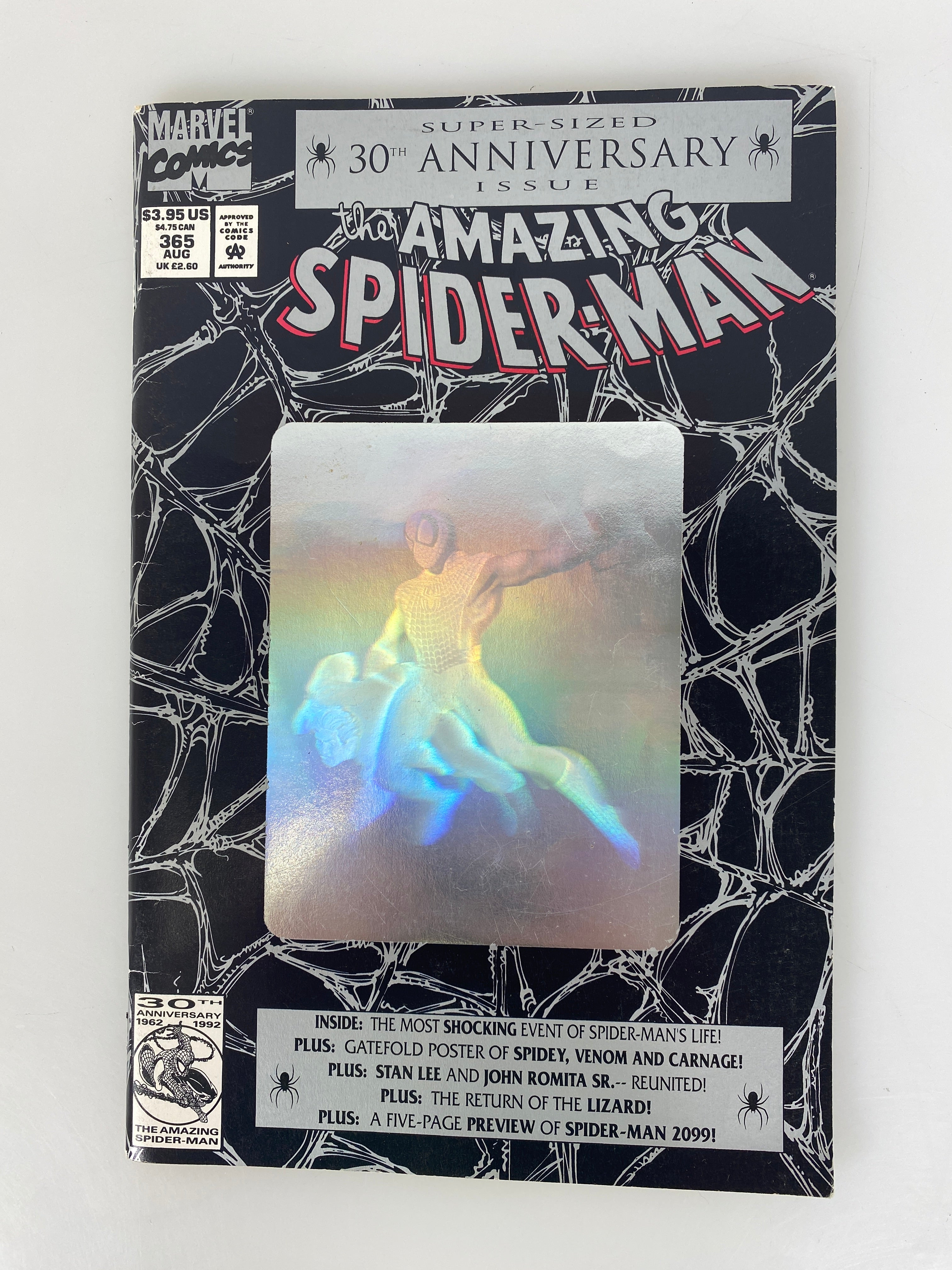 Lot of 3 Marvel Spider-Man Milestone Editions and No. 365 1992