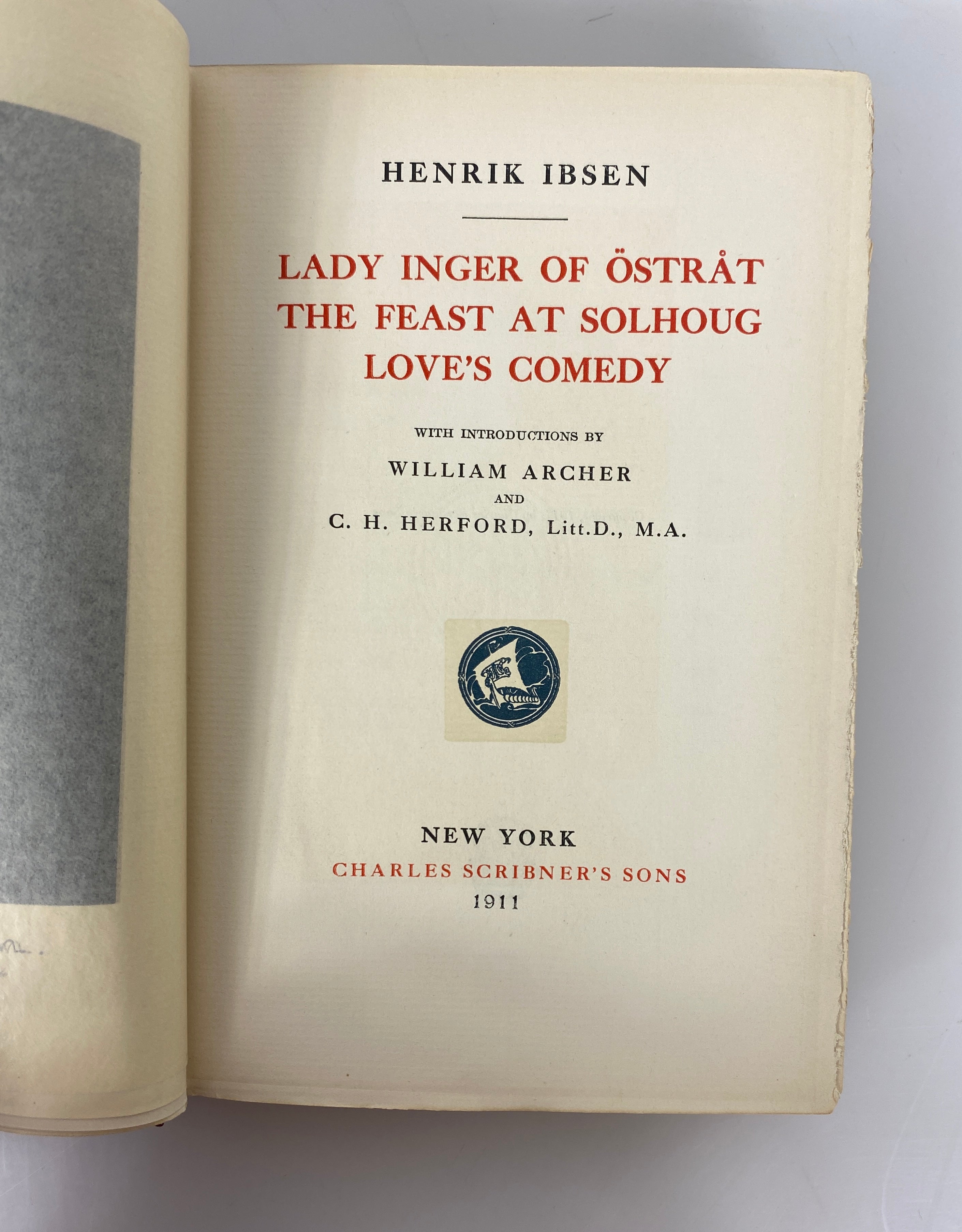 Lot of 9: The Works of Henrik Isben 1-2, 5-6, 8-10, 12-13 1911-12 HC