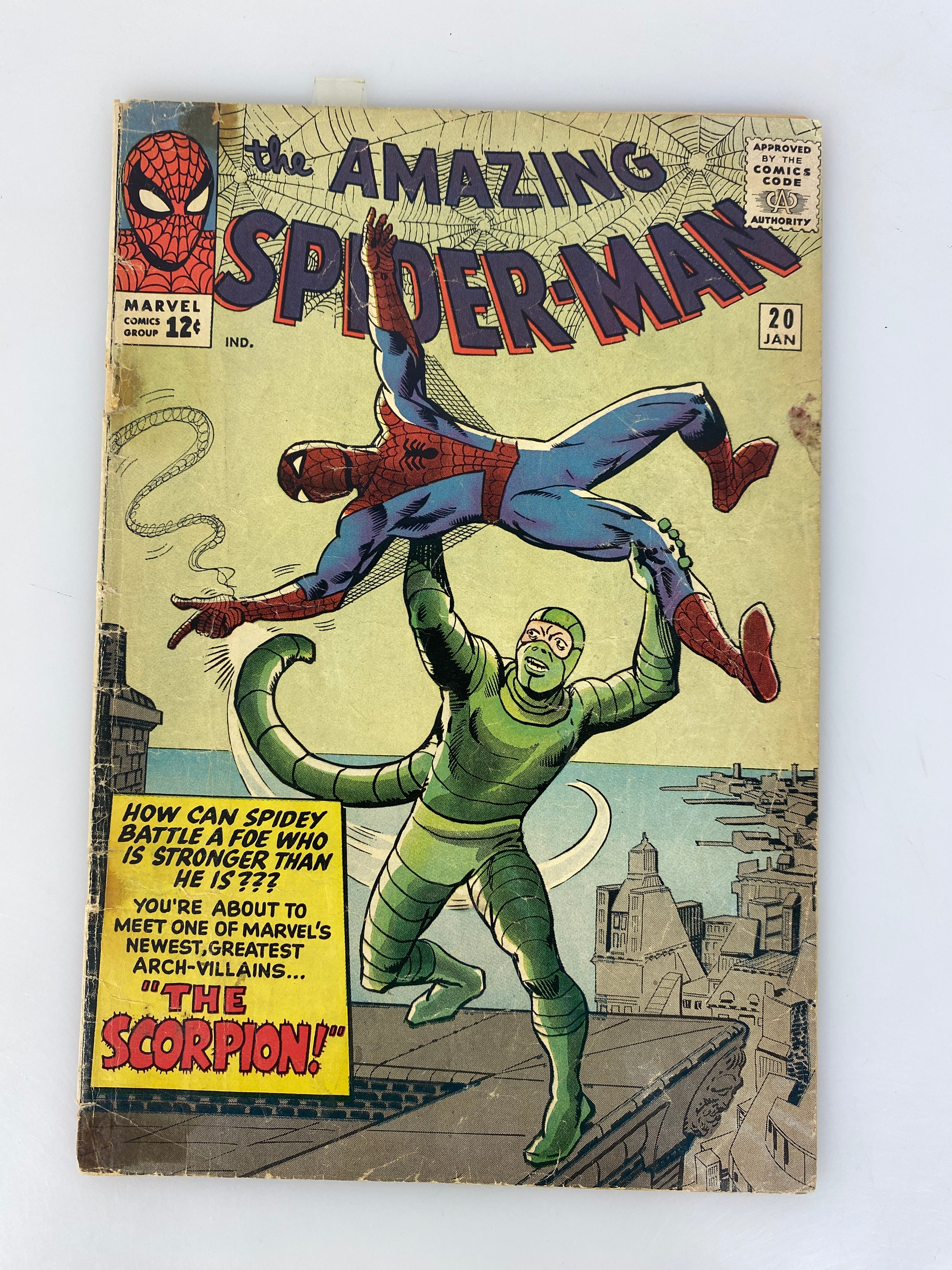 Amazing Spider-Man Marvel Comic 20 1965 First Scorpion