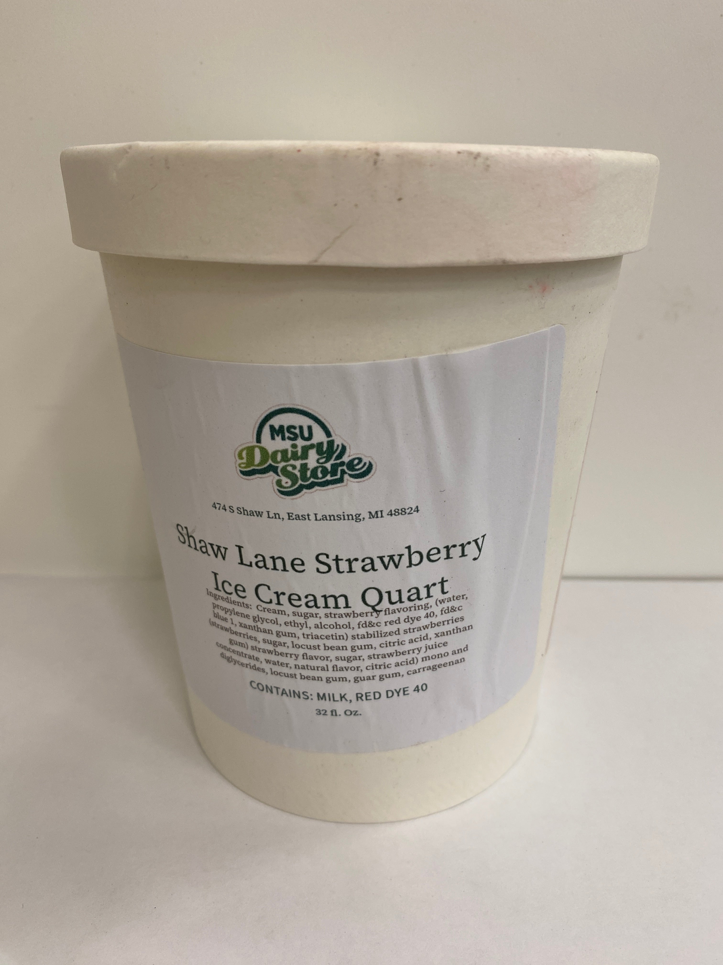 MSU Dairy Store Shaw Lane Strawberry Quart