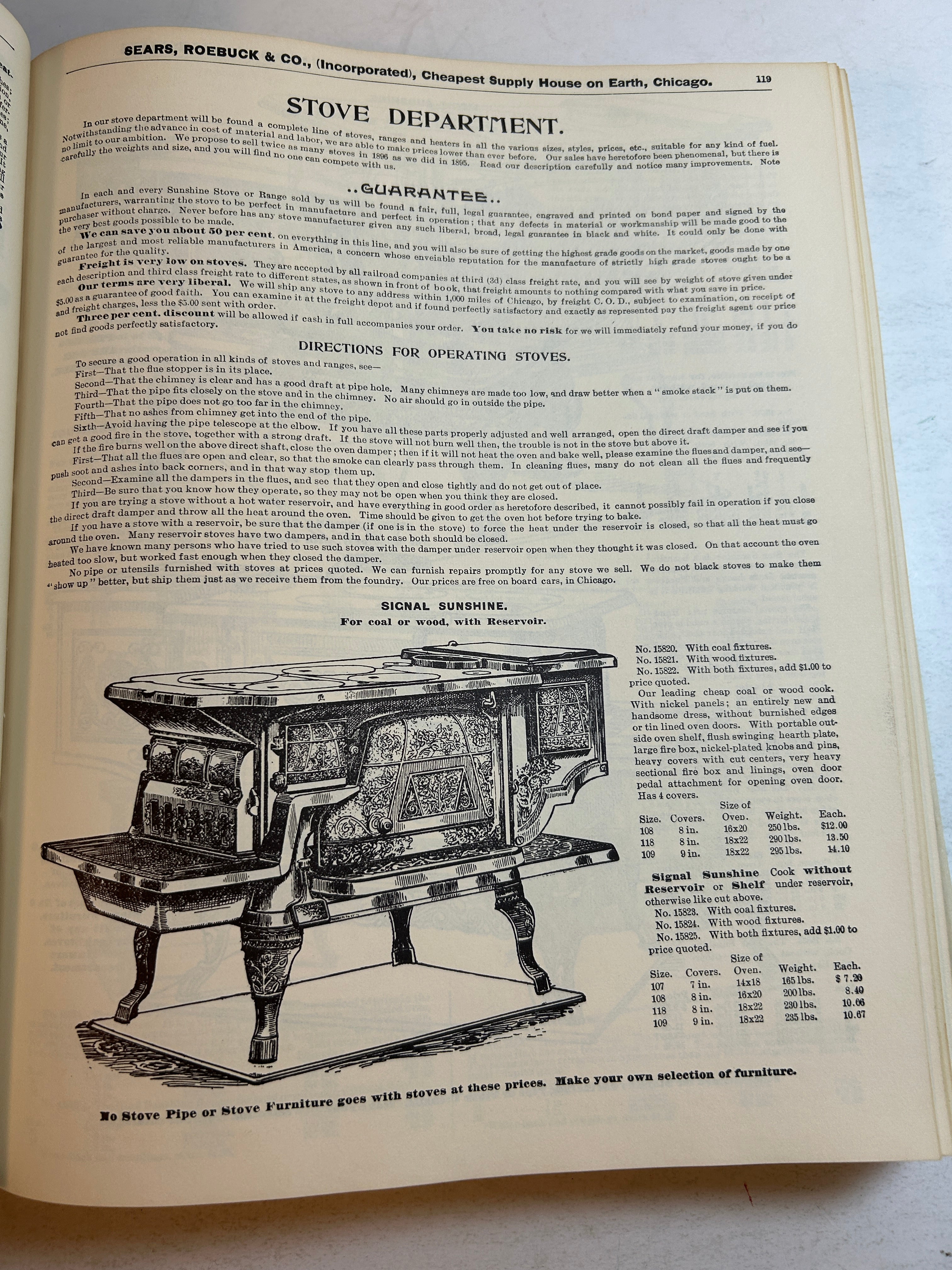 1897 Sears Roebuck Catalogue Editor Fred L Israel 1968 Chelsea House Pub HC