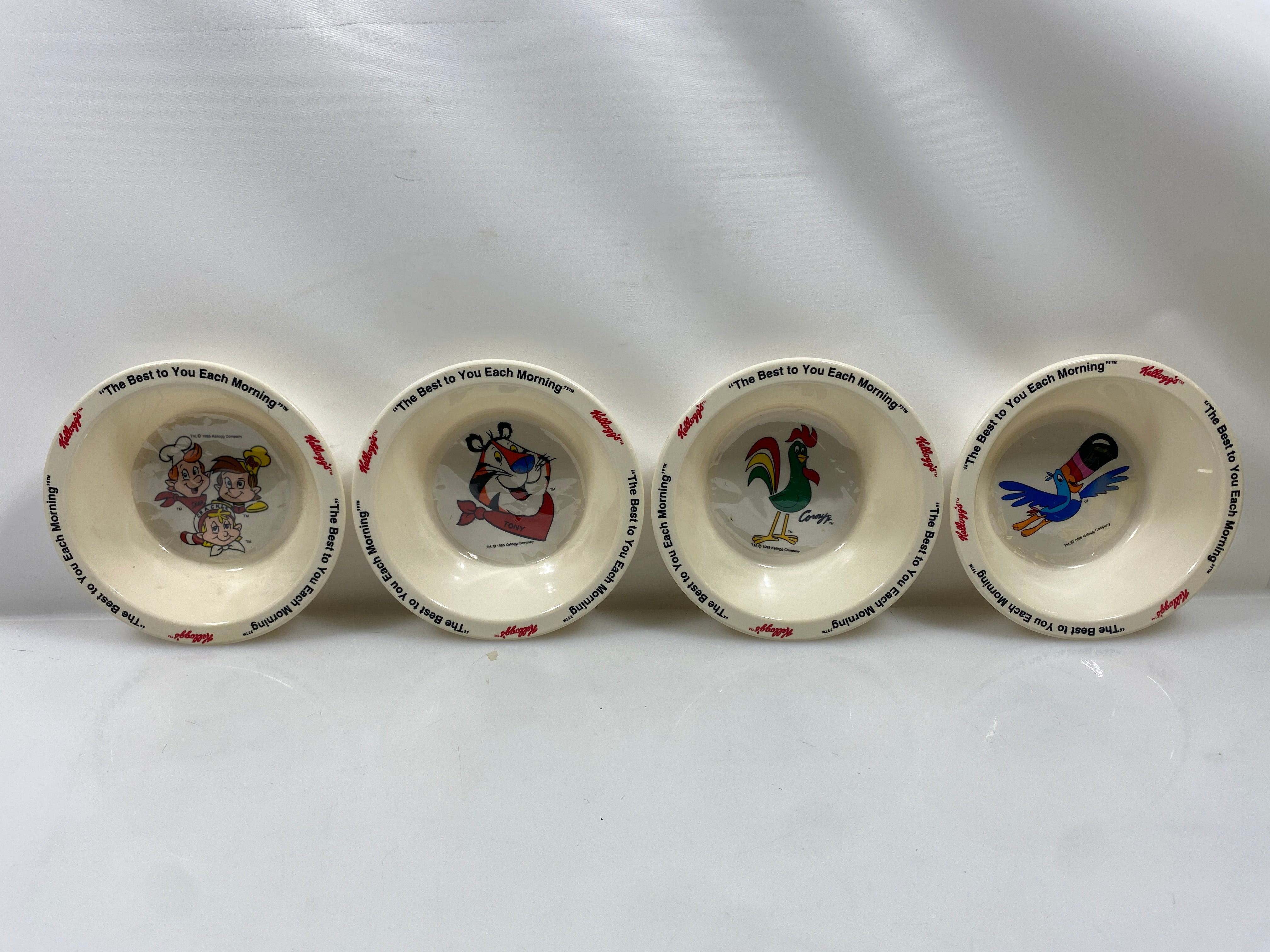 1995 Kellogg's Bowls Set of 4