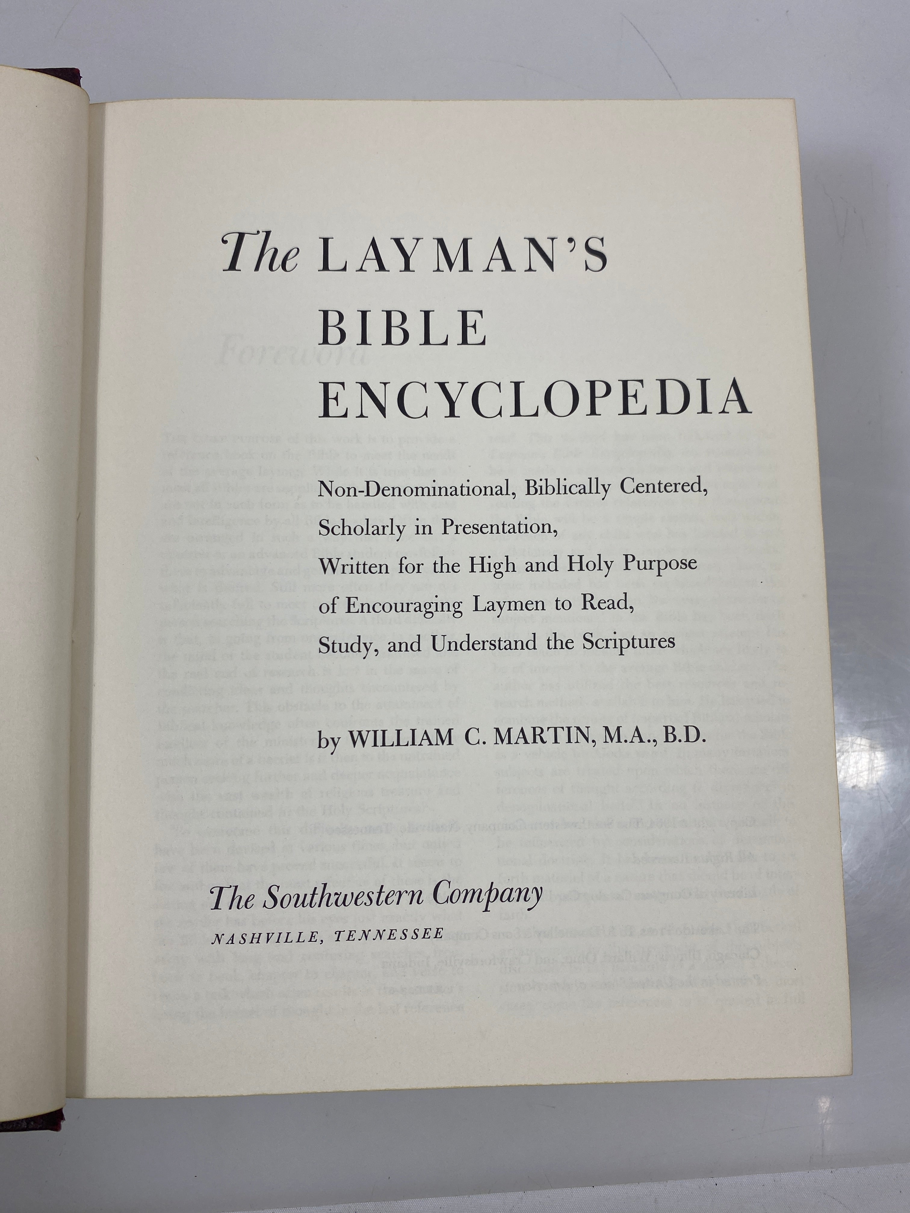Set of 3: Bible History/Encyclopedia/Stories by Martin 1964-66 HC