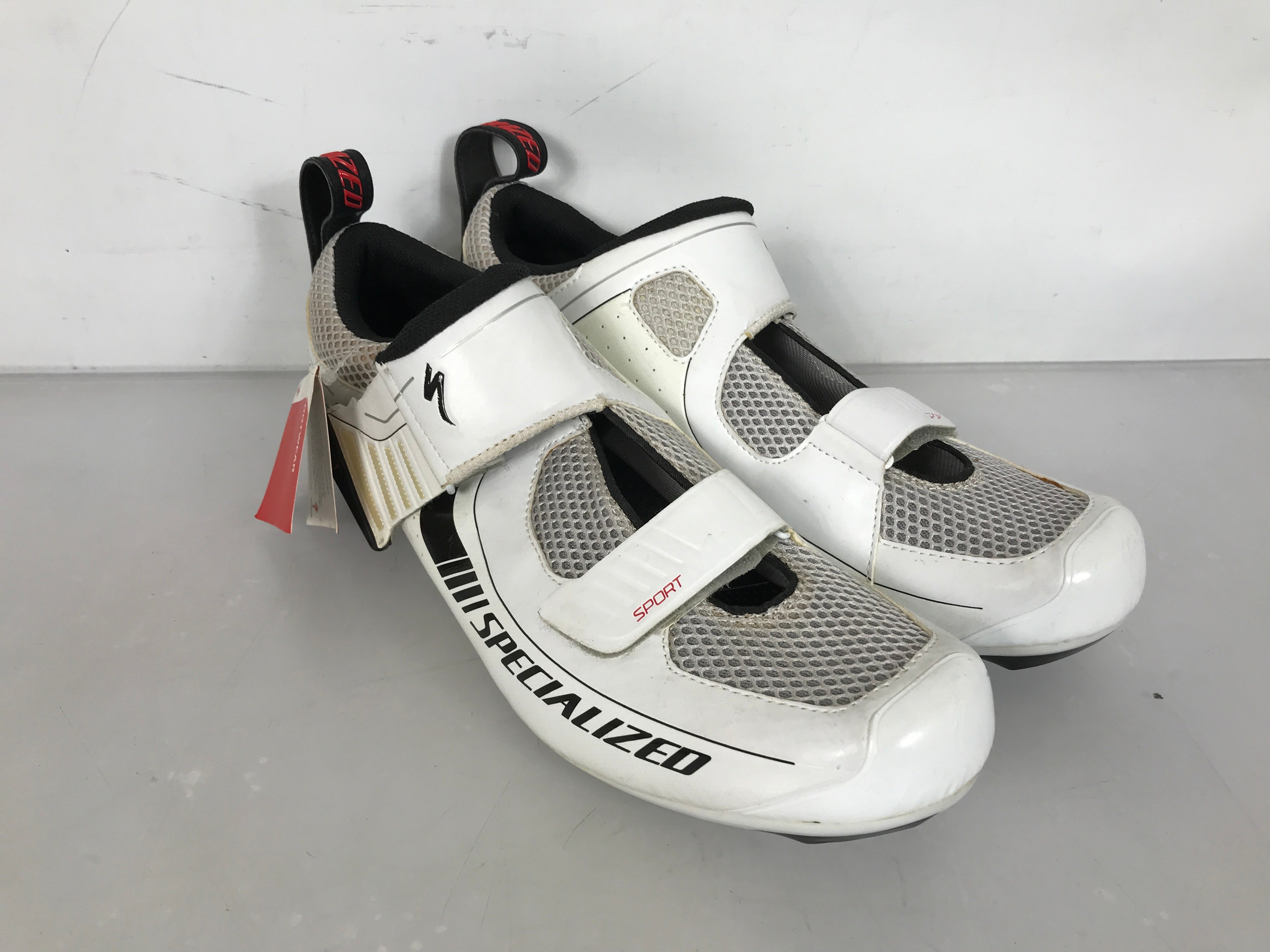 Specialized Body Geometry White/Black Trivent Sport Rd Men's Size 12.25 / 46 NIB