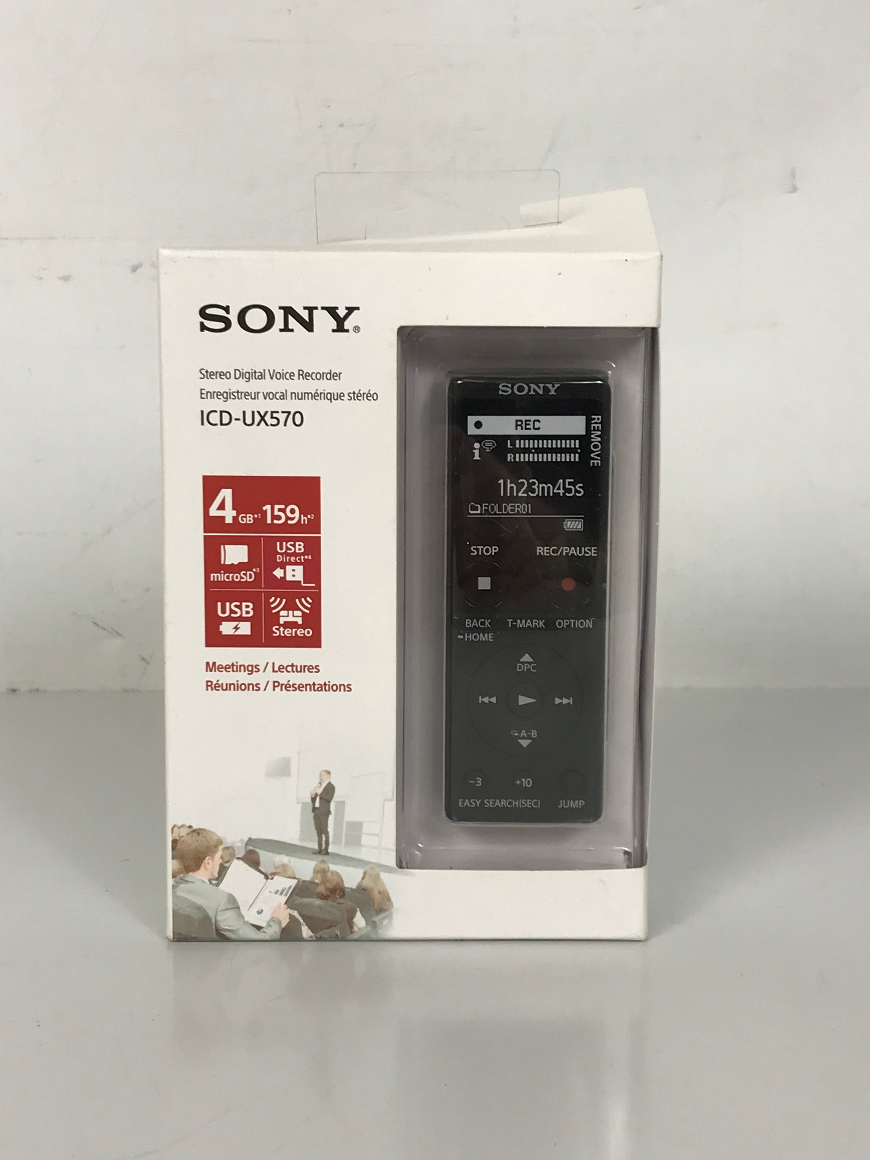 Sony ICD-UX570 Stereo Digital Voice Recorder *New*