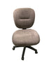 Grey Upholstered Armless Adjustable Chair