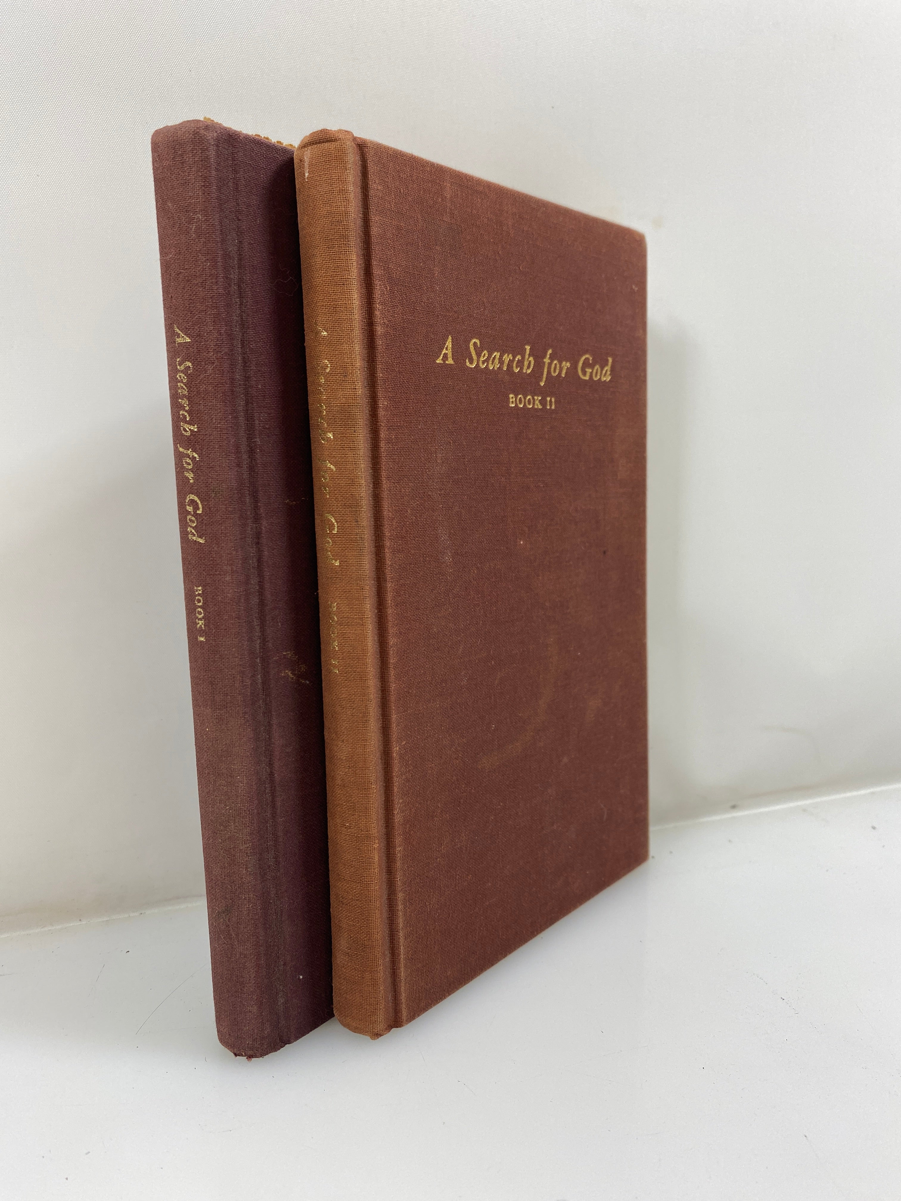 Lot of 2 A Search for God Book I-II 1970-73 HC