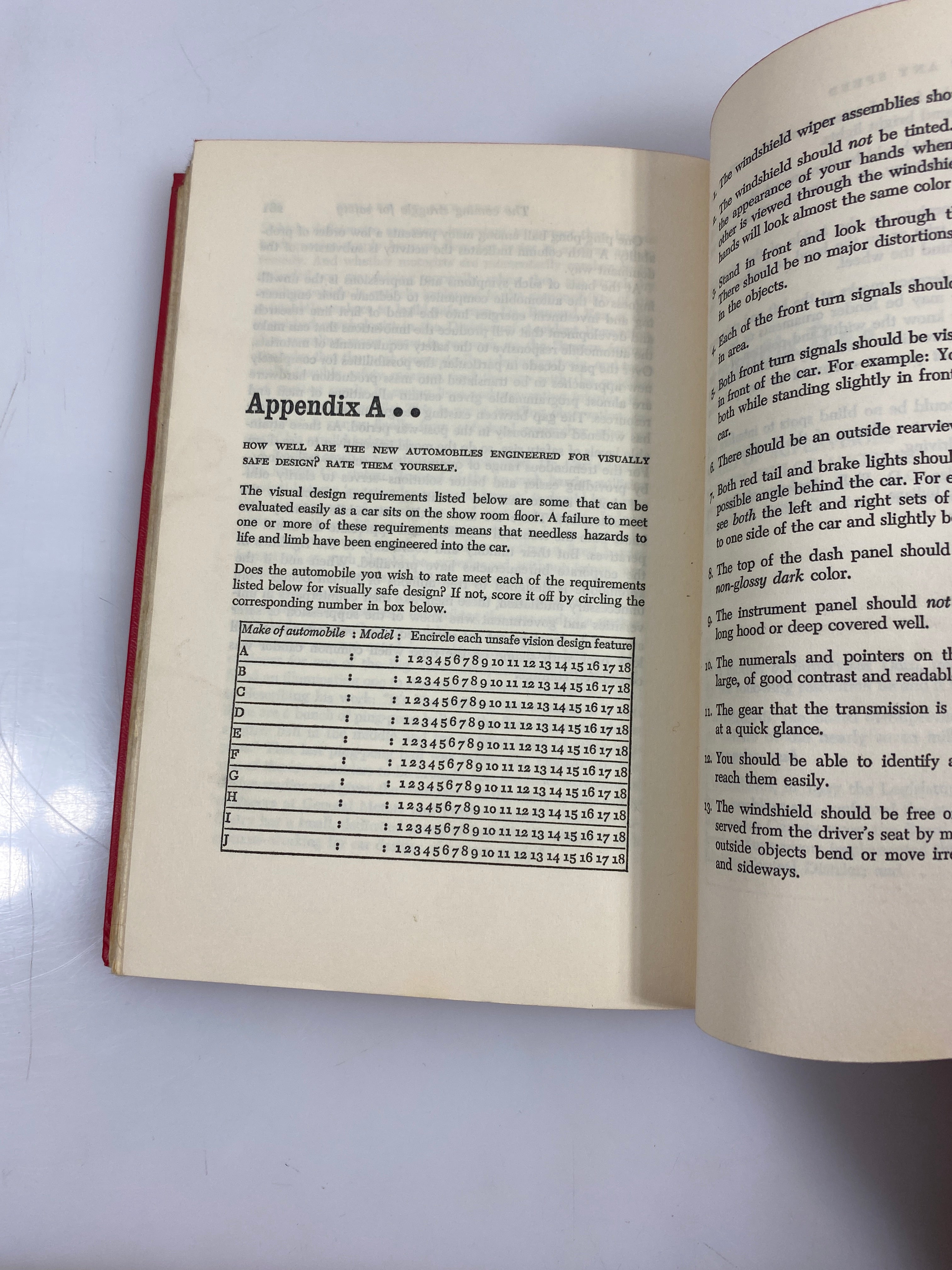 Unsafe At Any Speed by Ralph Nader Grossman Publishers 1965 HC