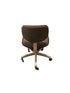 Brown Upholstered Armless Adjustable Chair