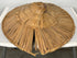 Vintage 33" Woven Palm Leaf Krahn Tribal Hat