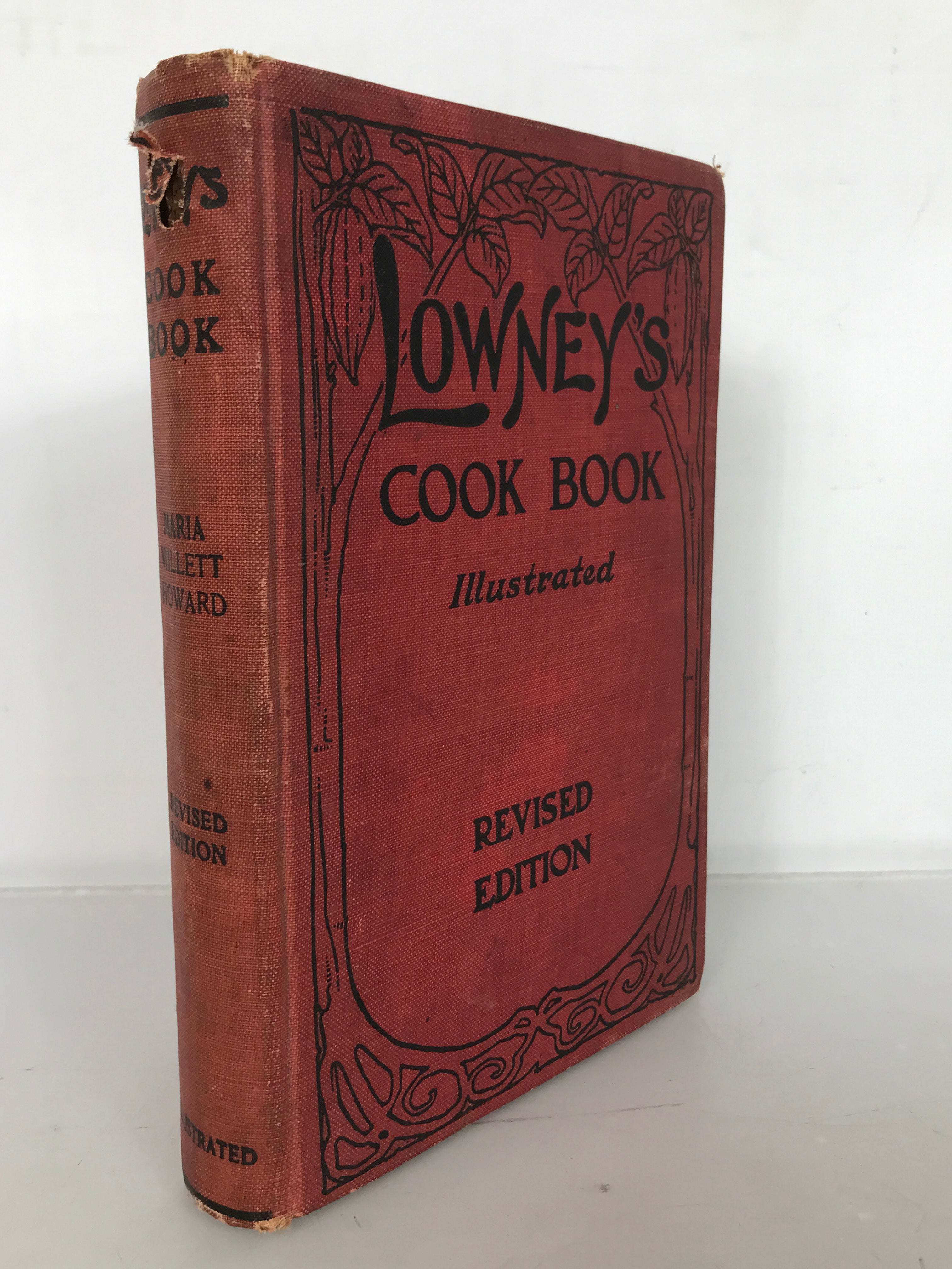 Lowney's Cook Book Illustrated by Maria Willett Howard 1912 HC