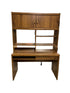 Wooden Desk With Shelves & Cabinet