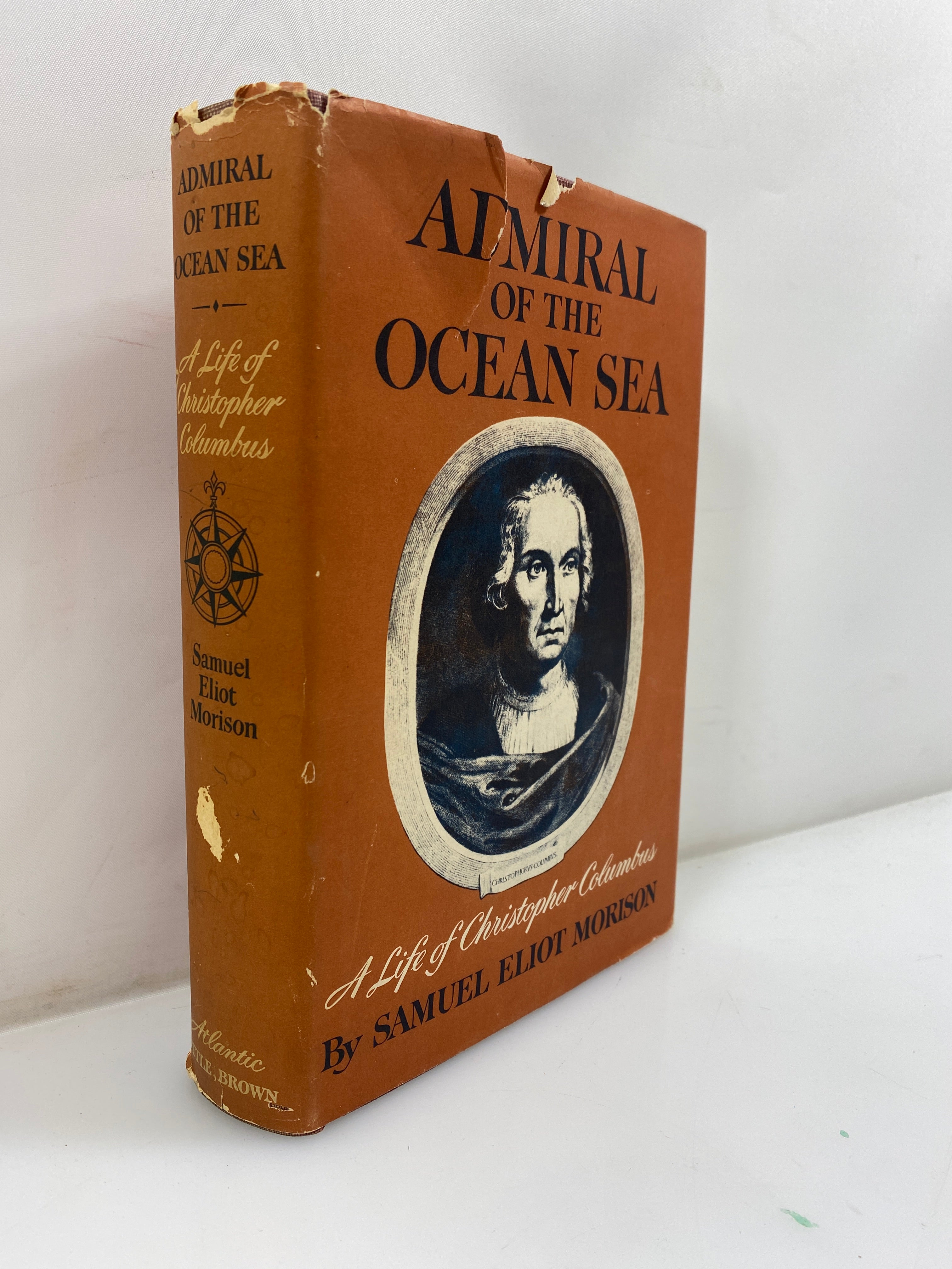 Admiral of the Ocean Sea by Samuel Eliot Morison 1942 HCDJ