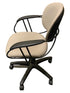 Steelcase Tan Upholstered Fixed Arm Adjustable Chair