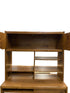 Wooden Desk With Shelves & Cabinet