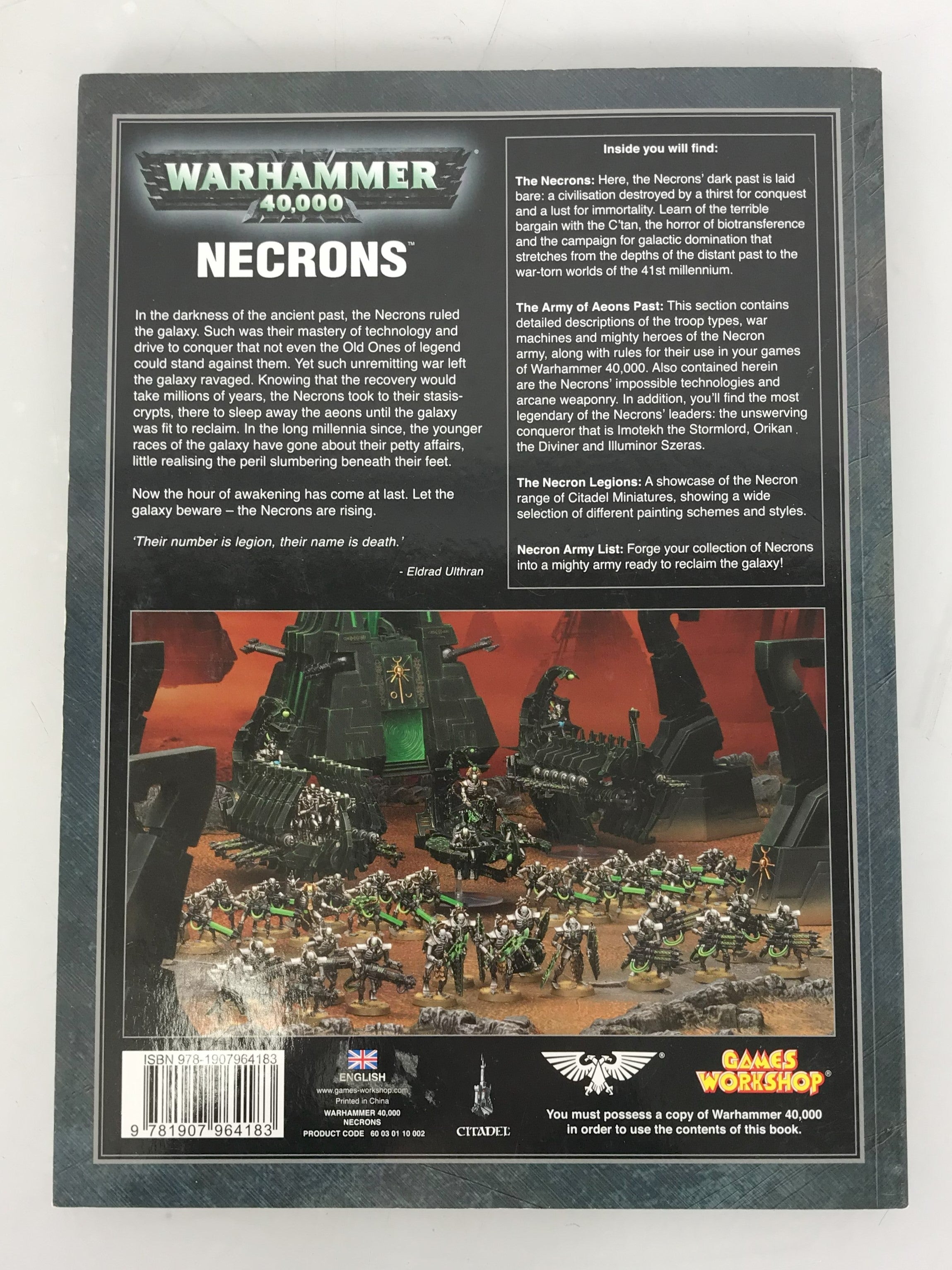 Warhammer 40,000 Codex Necrons 2011