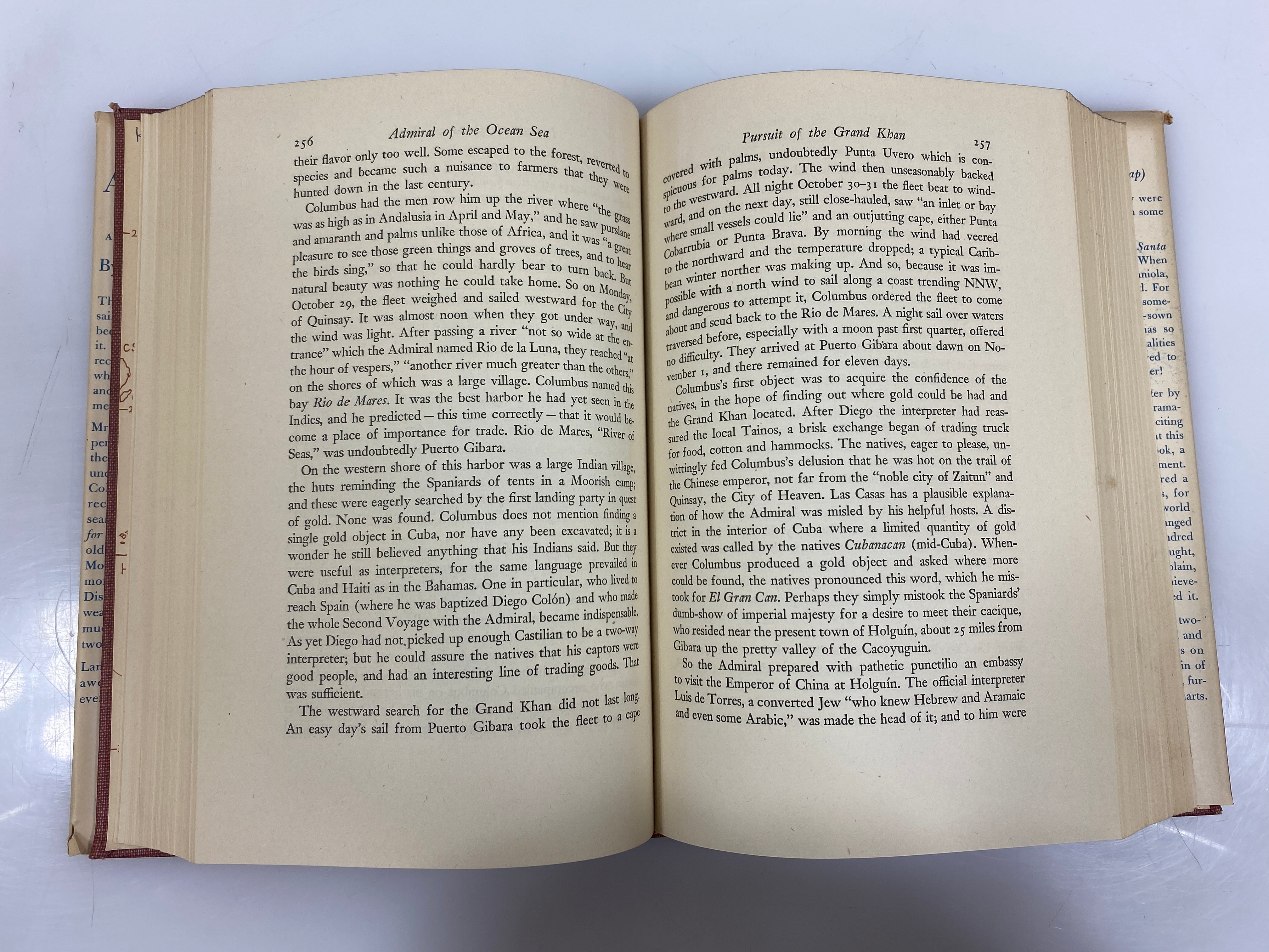 Admiral of the Ocean Sea by Samuel Eliot Morison 1942 HCDJ