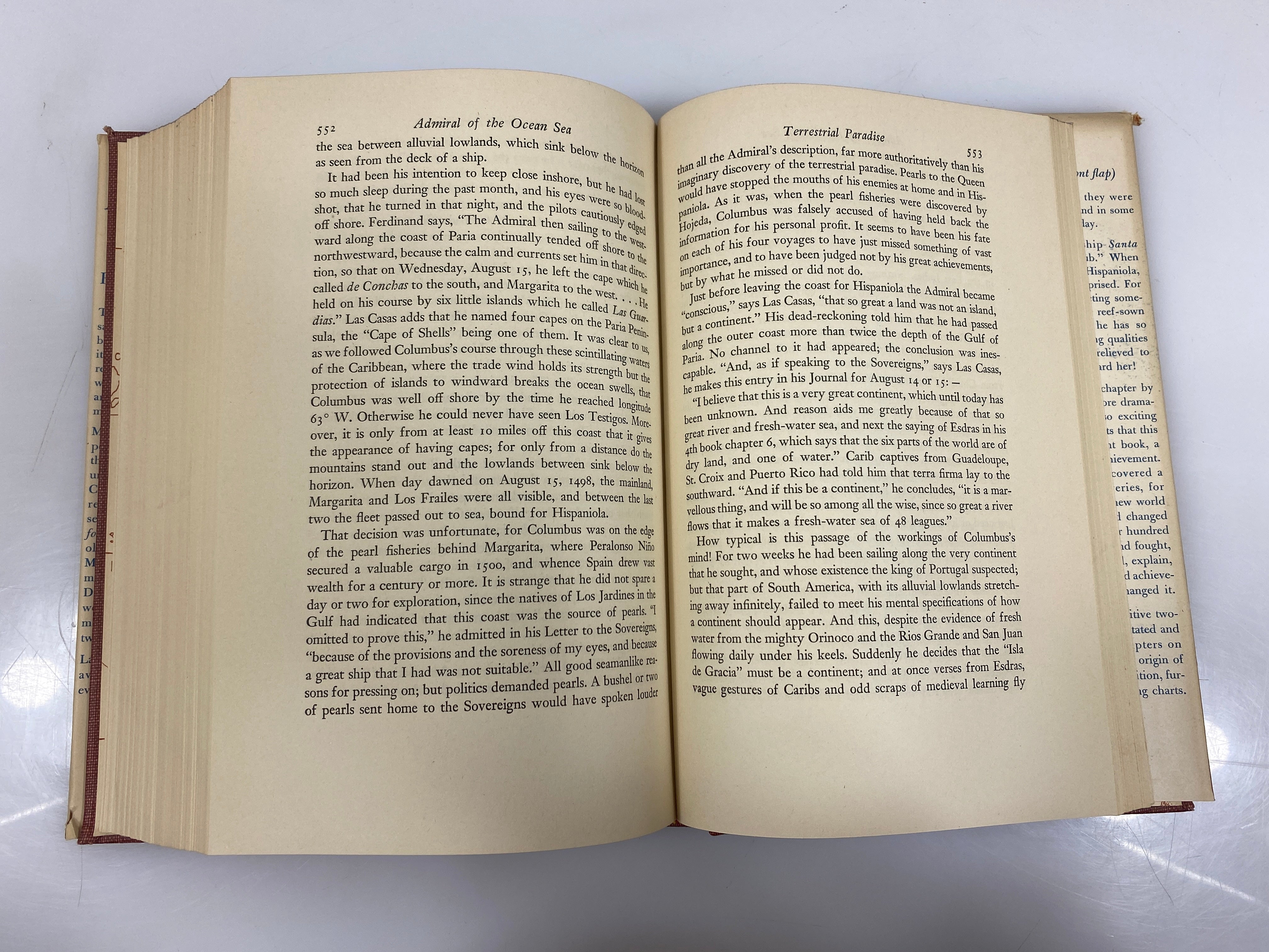 Admiral of the Ocean Sea by Samuel Eliot Morison 1942 HCDJ