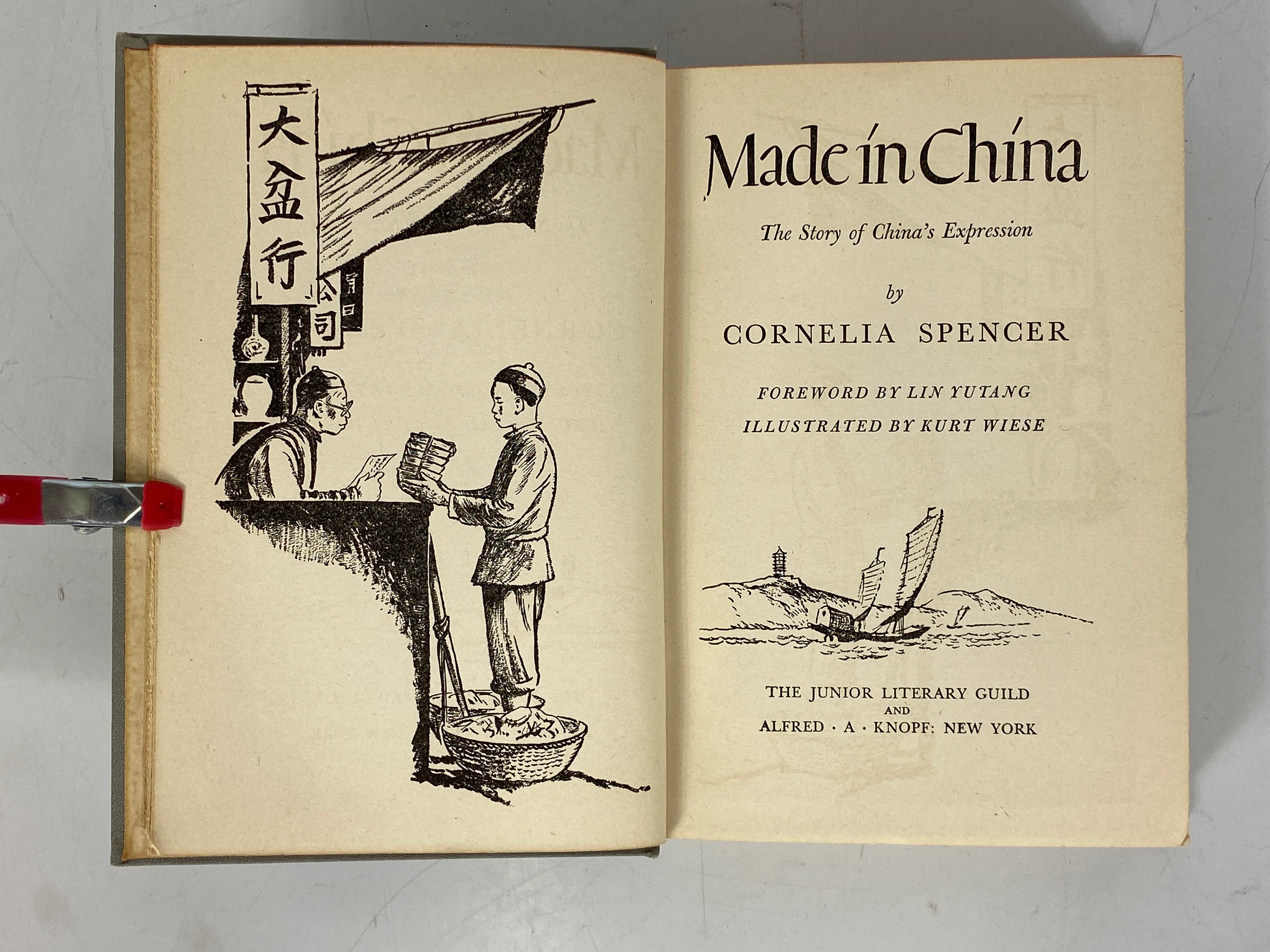 Made in China Cornelia Spencer Story of China's Expression 1943 1st Ed HC