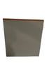 Steelcase #RLF18363W Wooden Facade Grey Metal Office 3 Drawer Later File Cabinet