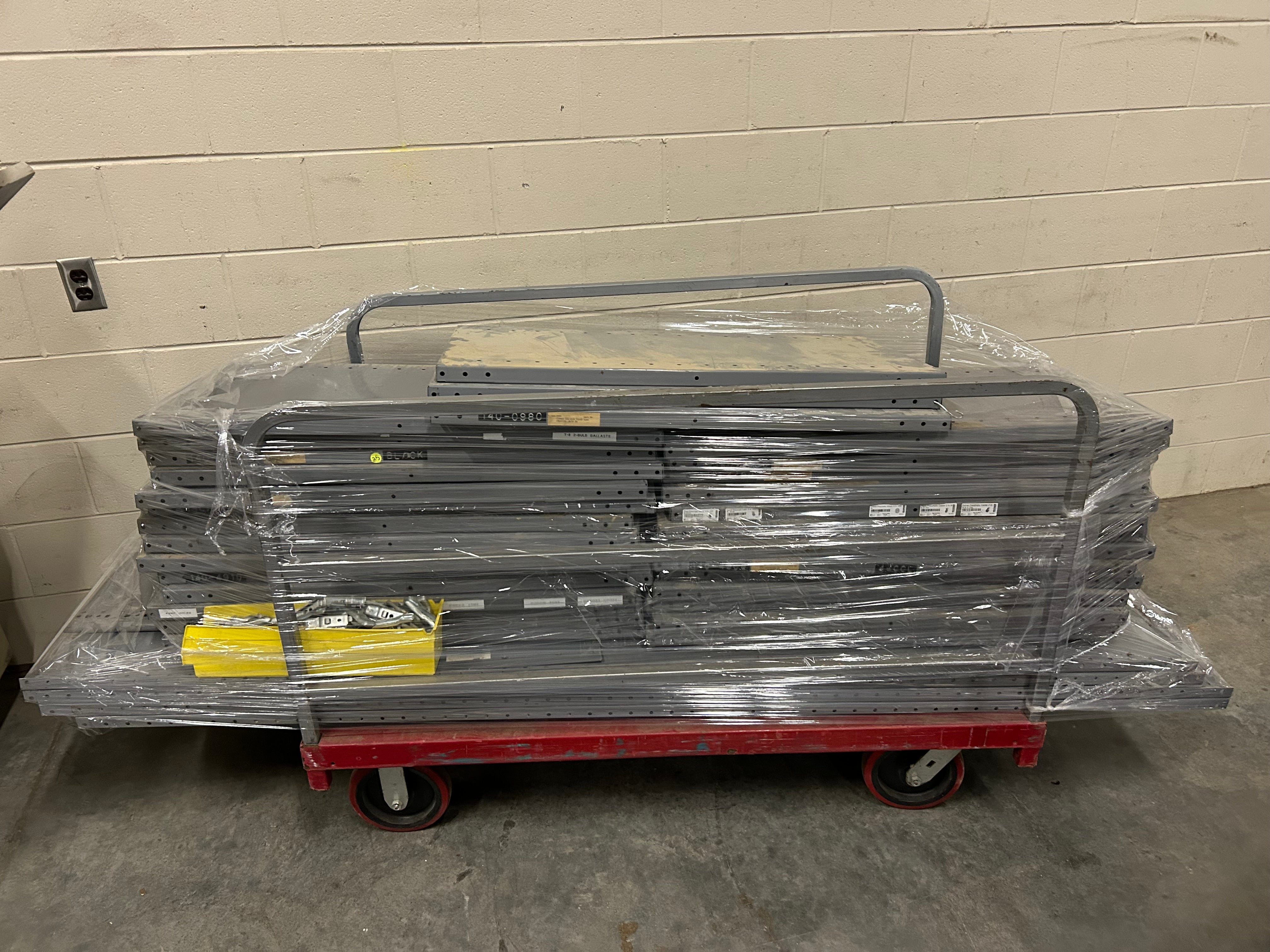 Disassembled Industrial Shelving