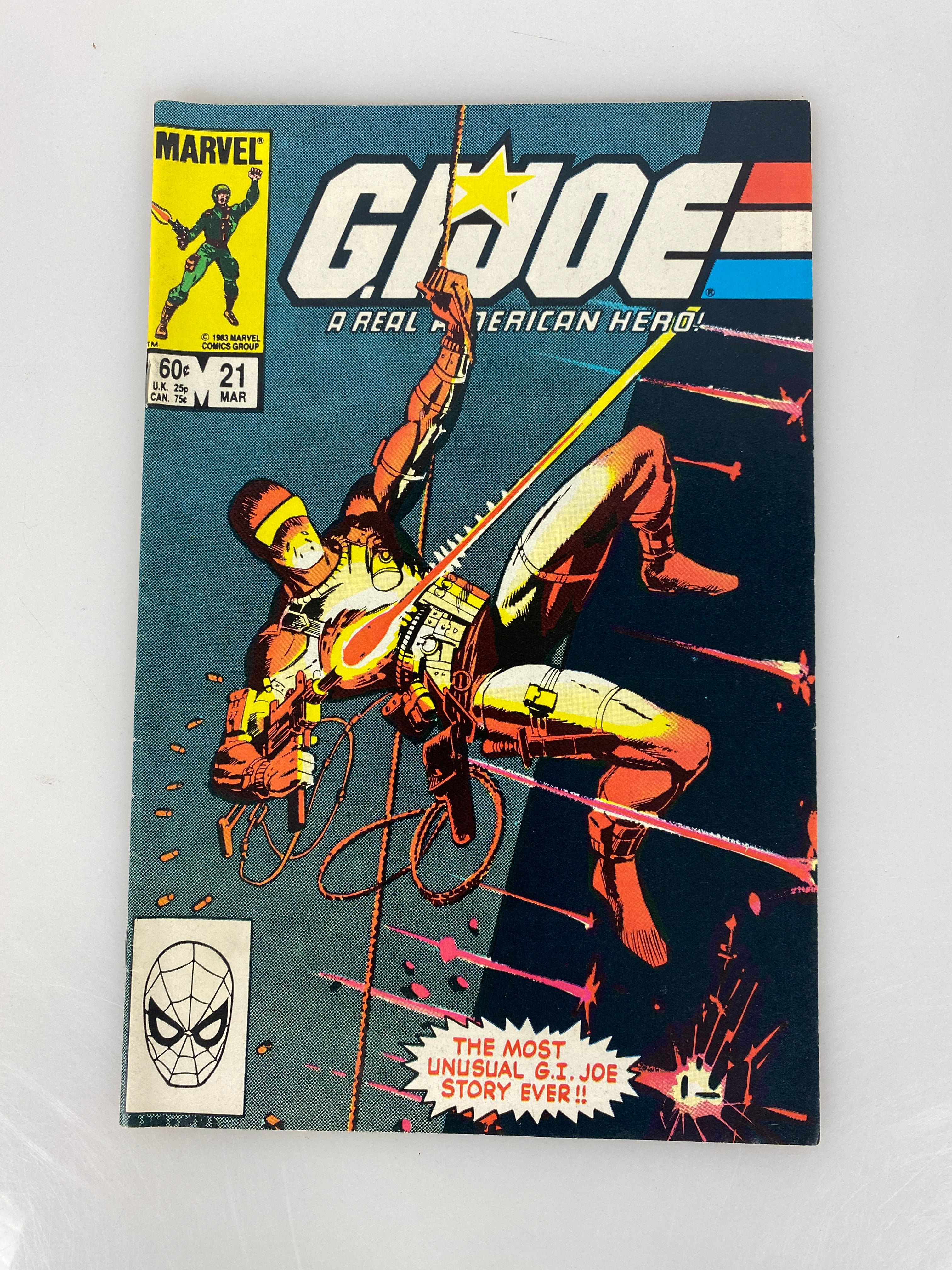 Gi Joe 21 Marvel Comic First Stormshadow 1984