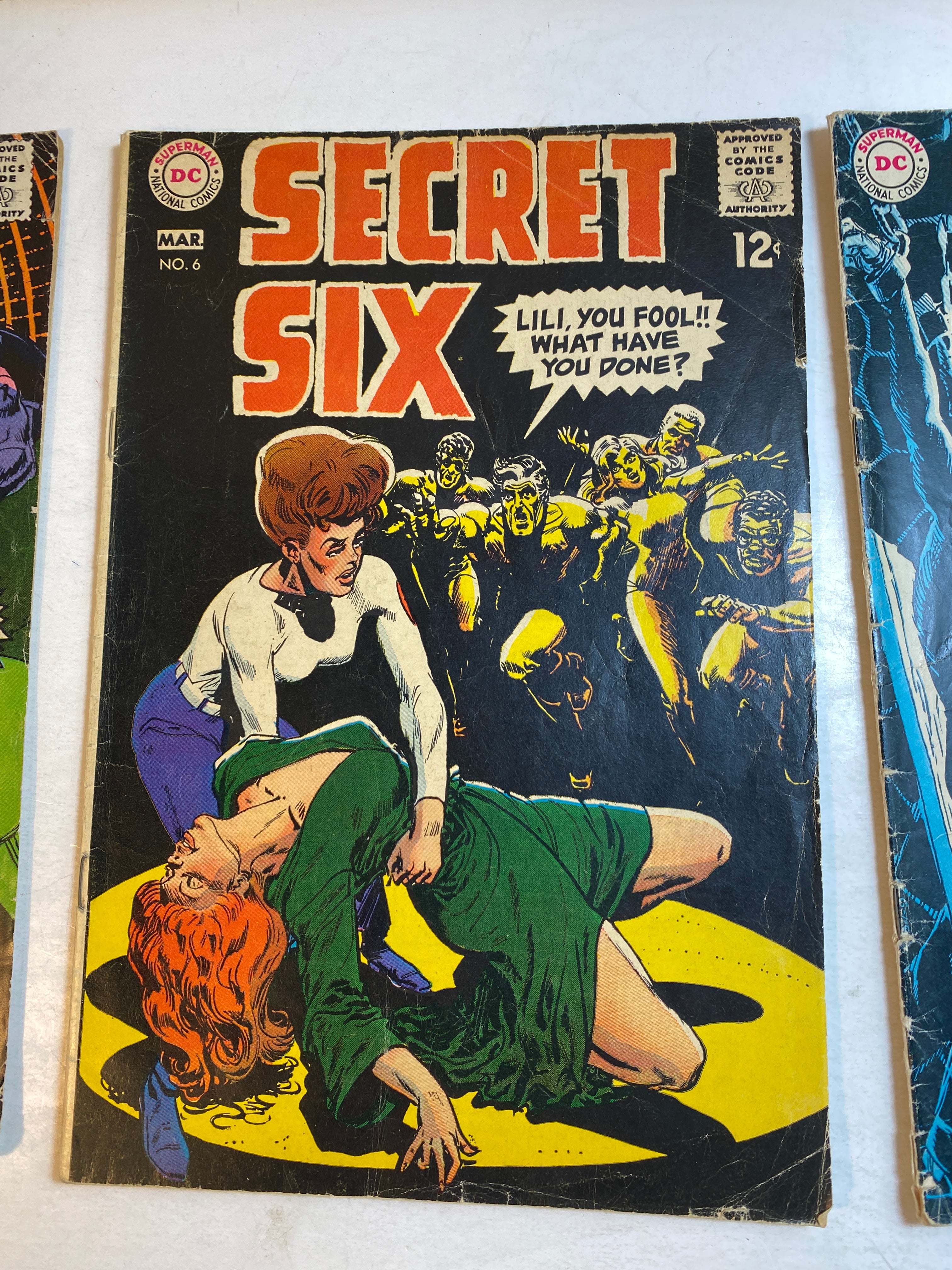 Lot of 3 Secret Six DC Comics 1969