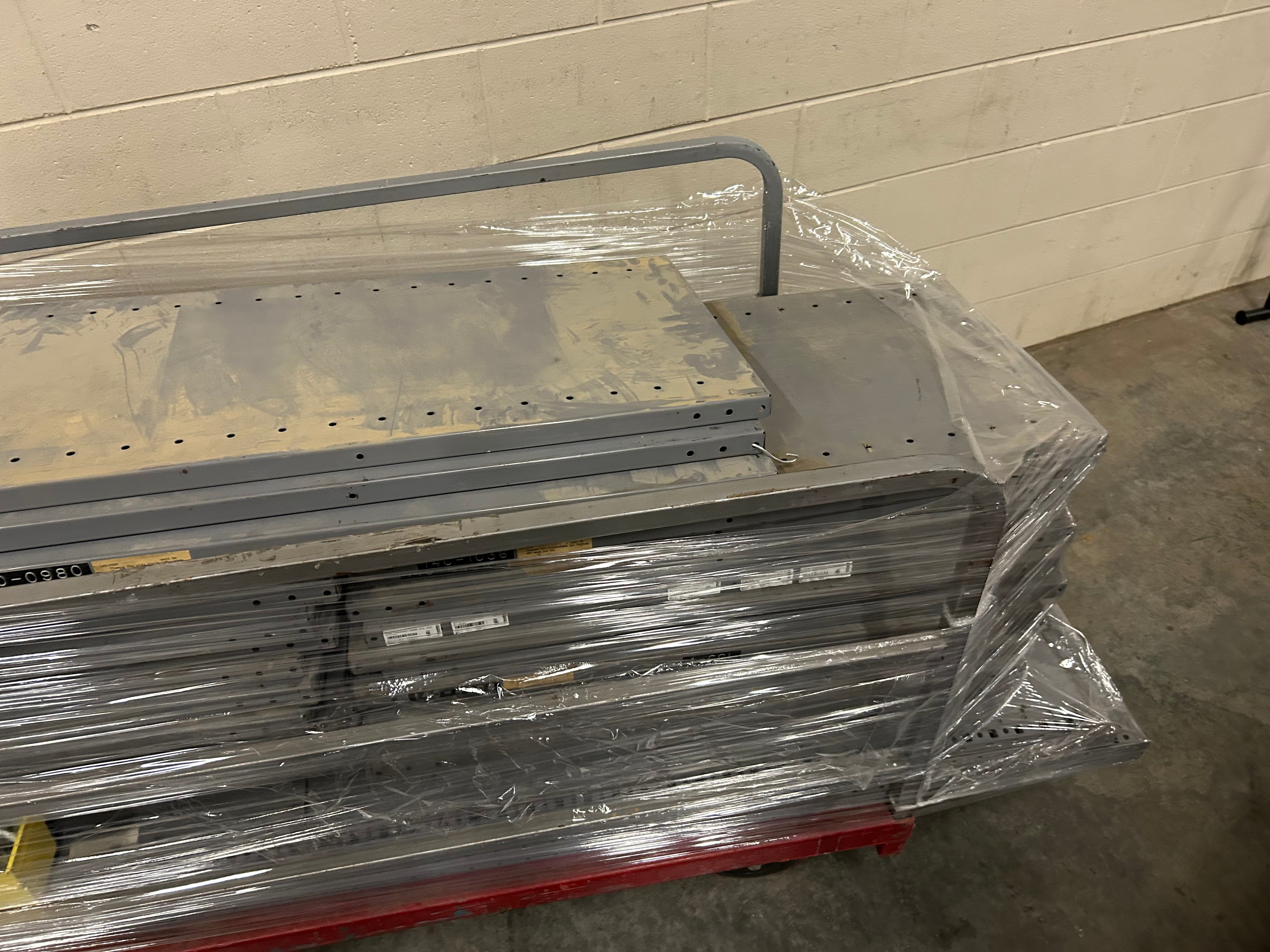 Disassembled Industrial Shelving
