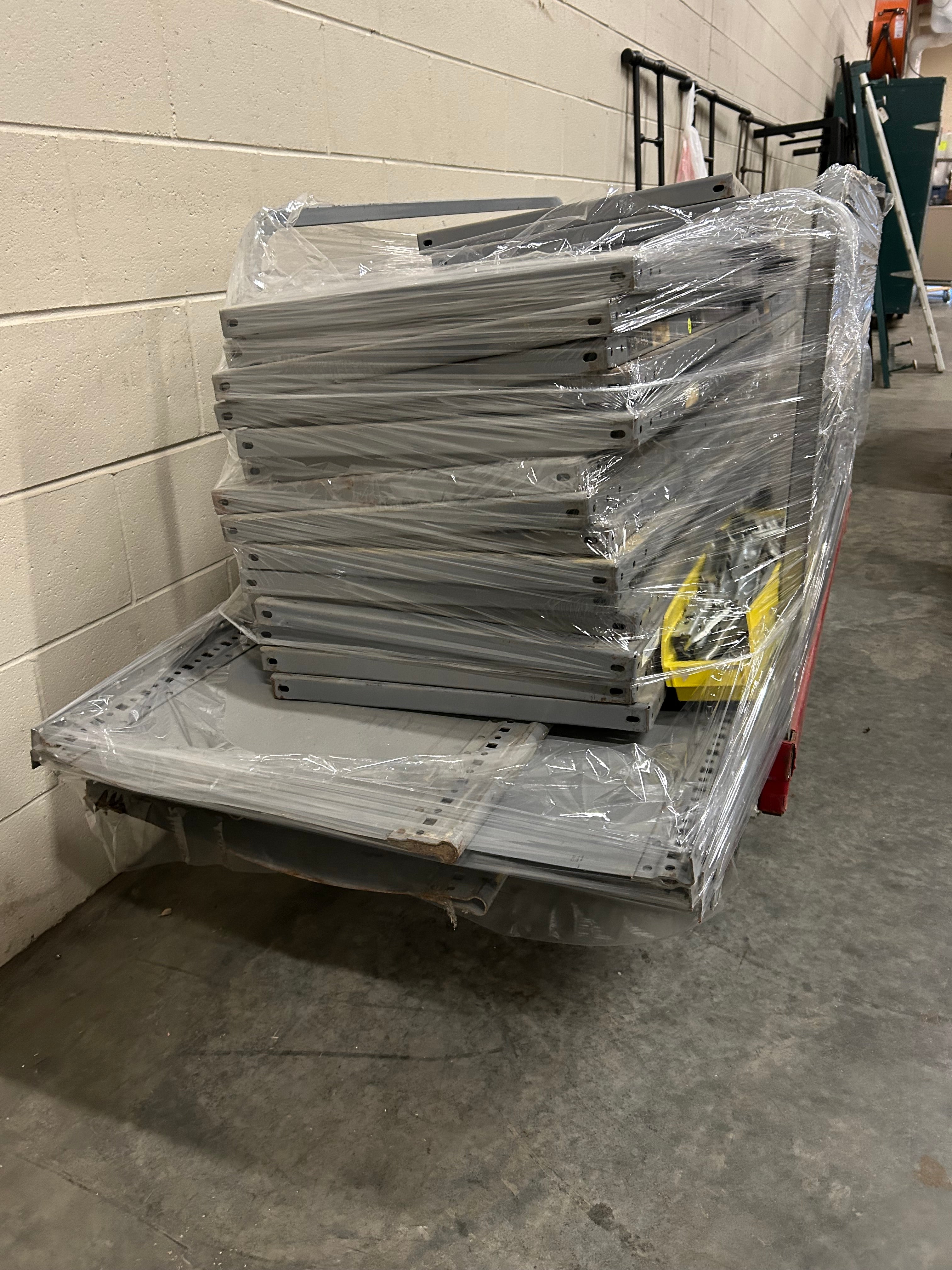 Disassembled Industrial Shelving