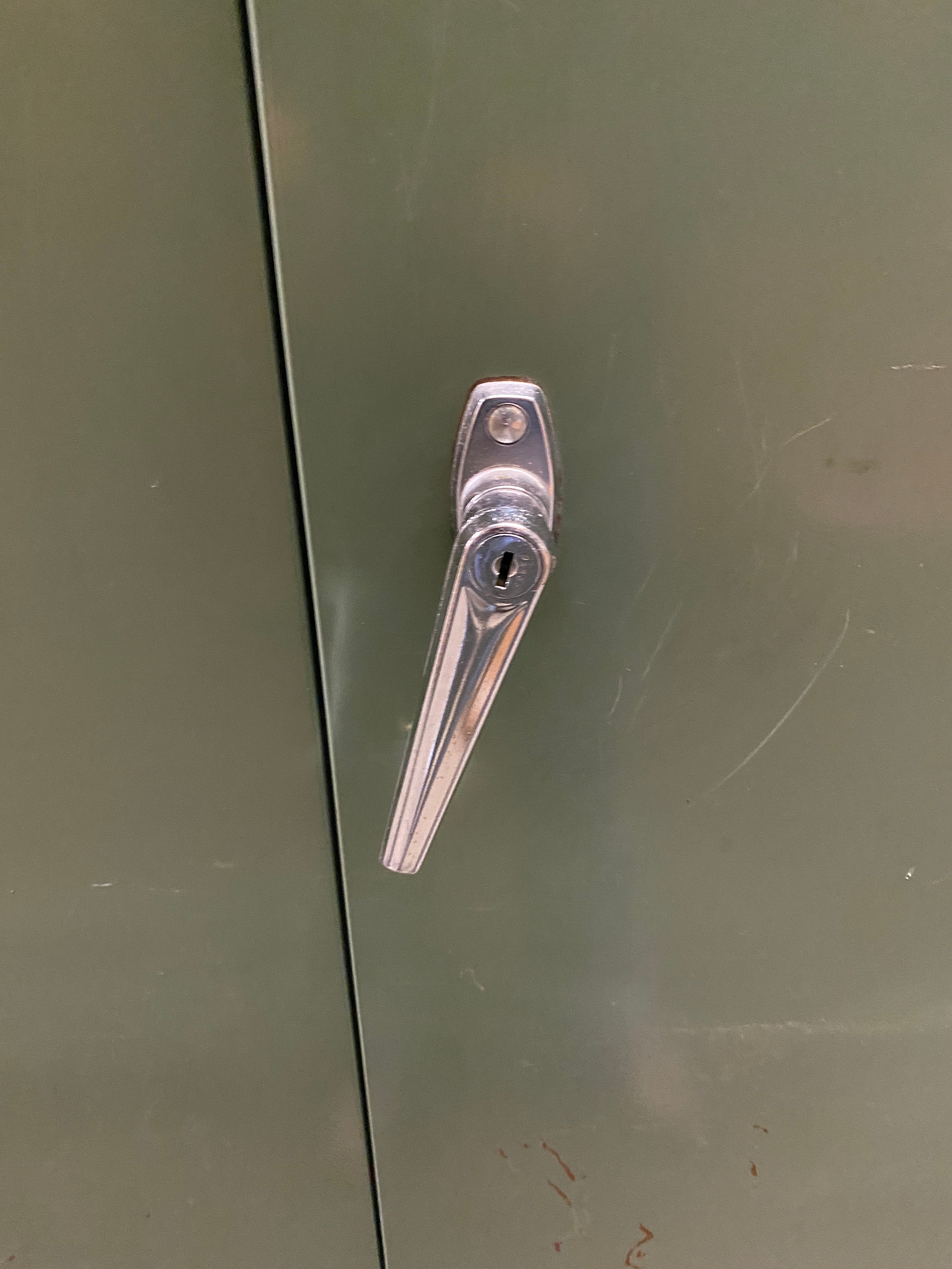 Green 2 Door Metal Cabinet