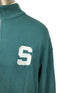 Hype and Vice Green MSU Waffle Knit Half-Zip Women's Size Small